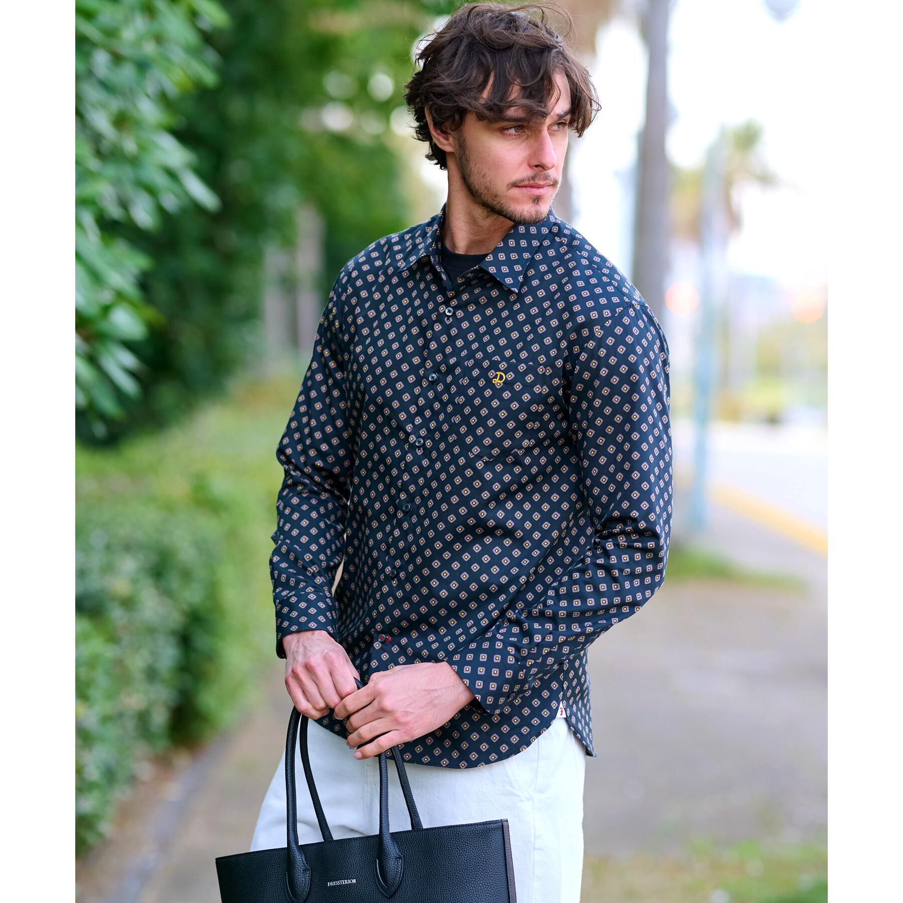 DRESSTERIOR「ポートベロープリントシャツ」|シャツ・ブラウス|