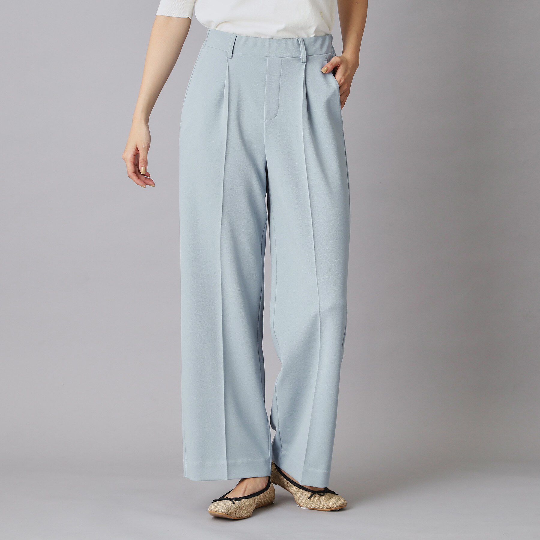 DRESSTERIOR「センタープレスジョーゼットパンツ」|その他|