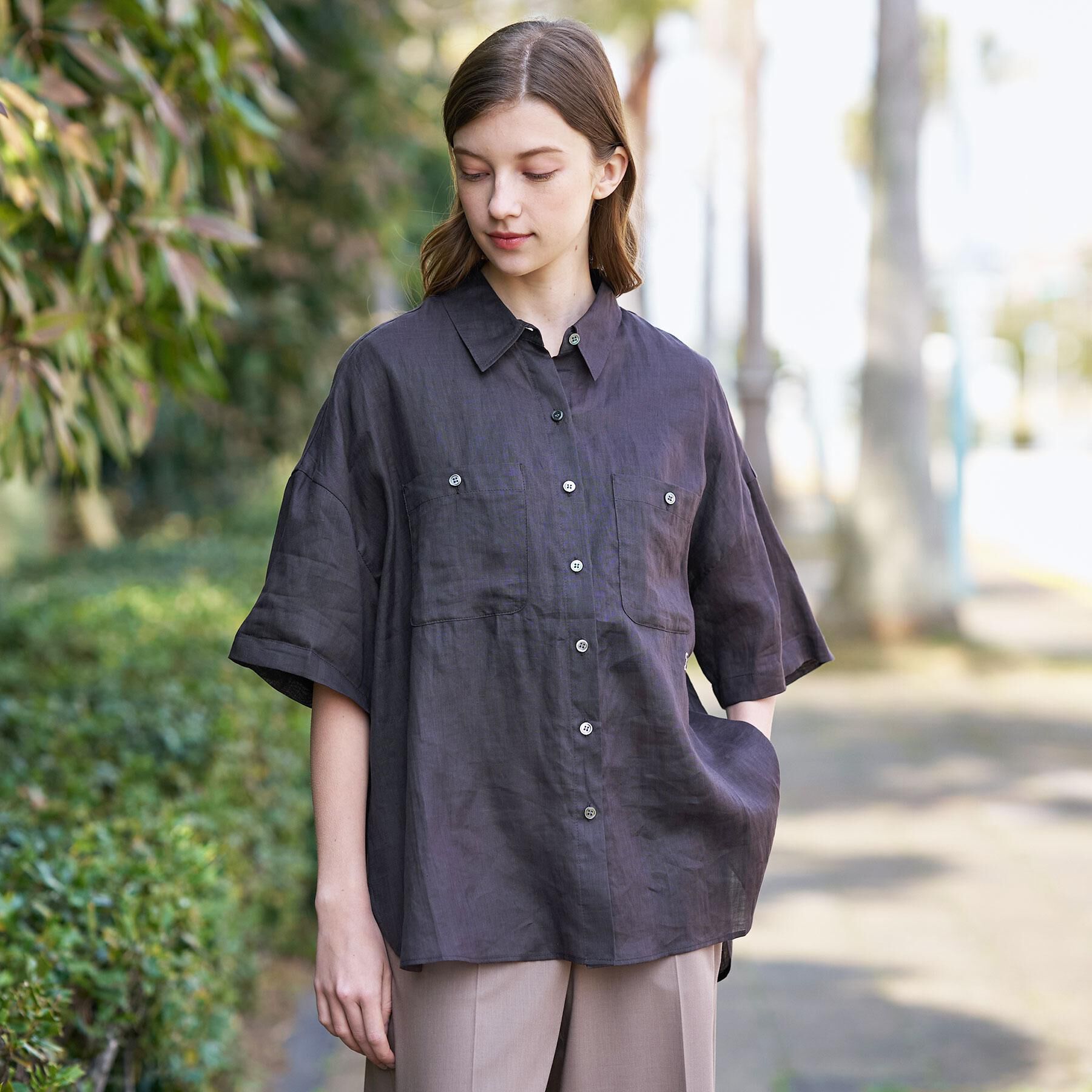 DRESSTERIOR「ピュアラミー シャツ」|シャツ・ブラウス|