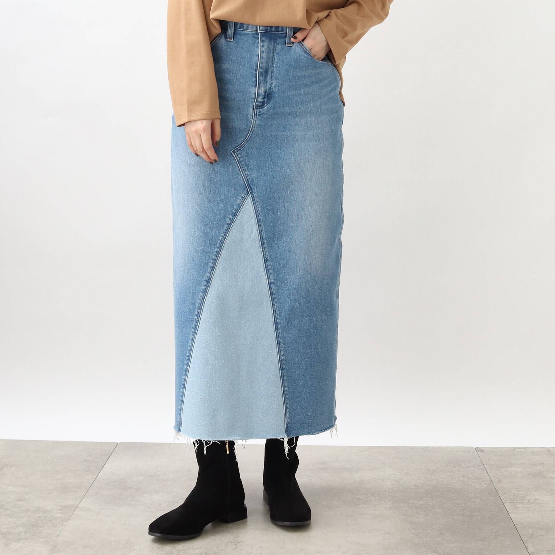 grove「別注リメイク風デニムスカート【Wrangler（ラングラー）】」|スカート|
