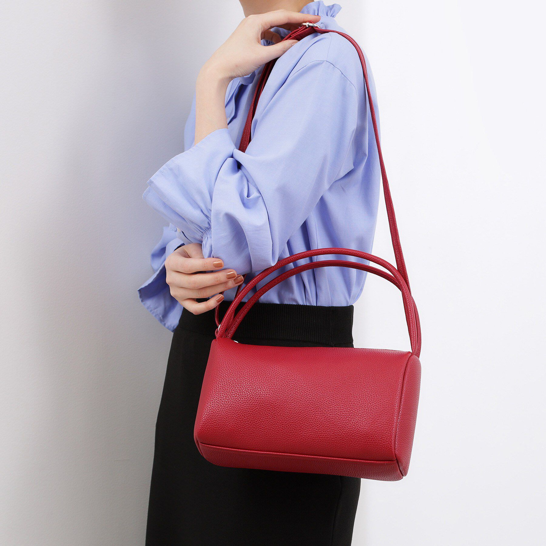 grove「ダブルハンドルショルダー」|ショルダー・メッセンジャー|レッド(062)