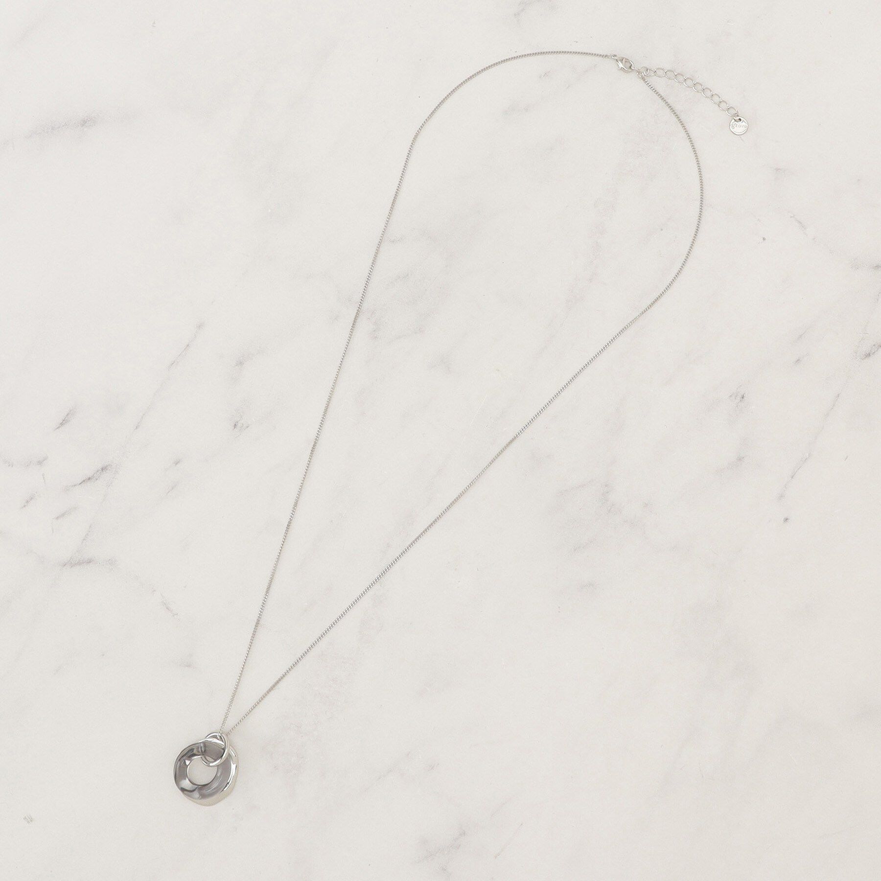 grove「メタルアクリルリングネックレス」|ネックレス|