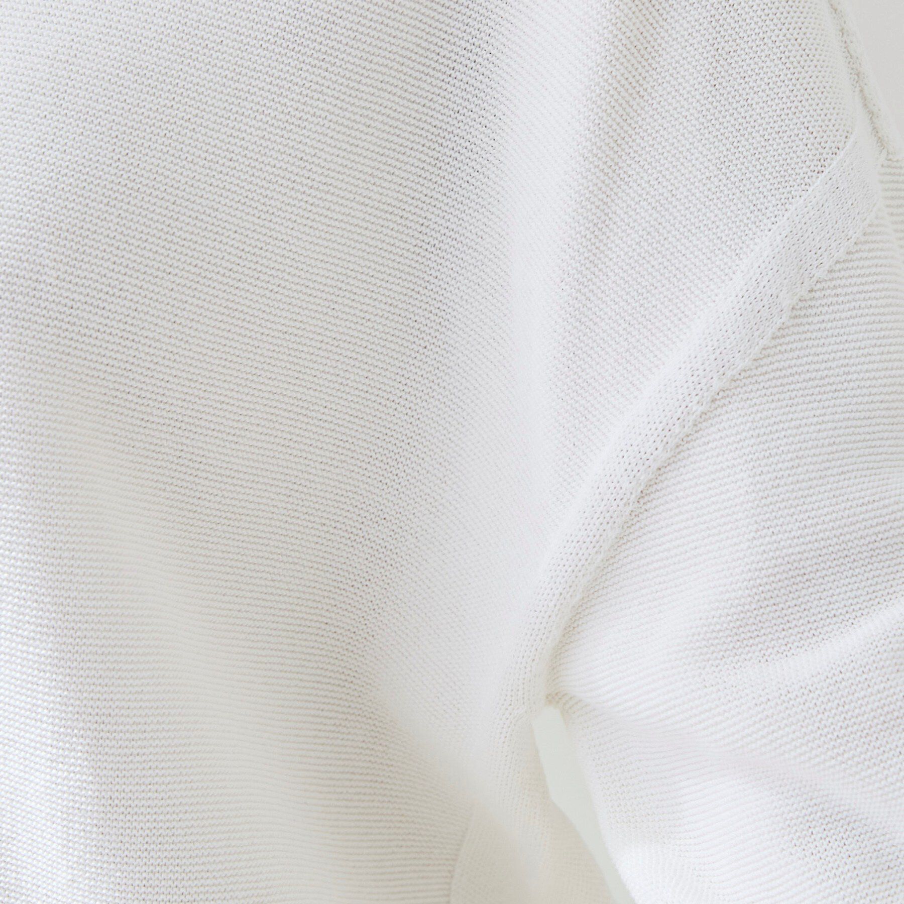 INDIVI「【洗える／ドライタッチ／和紙混】ガーター編みニット」|ニット・セーター|