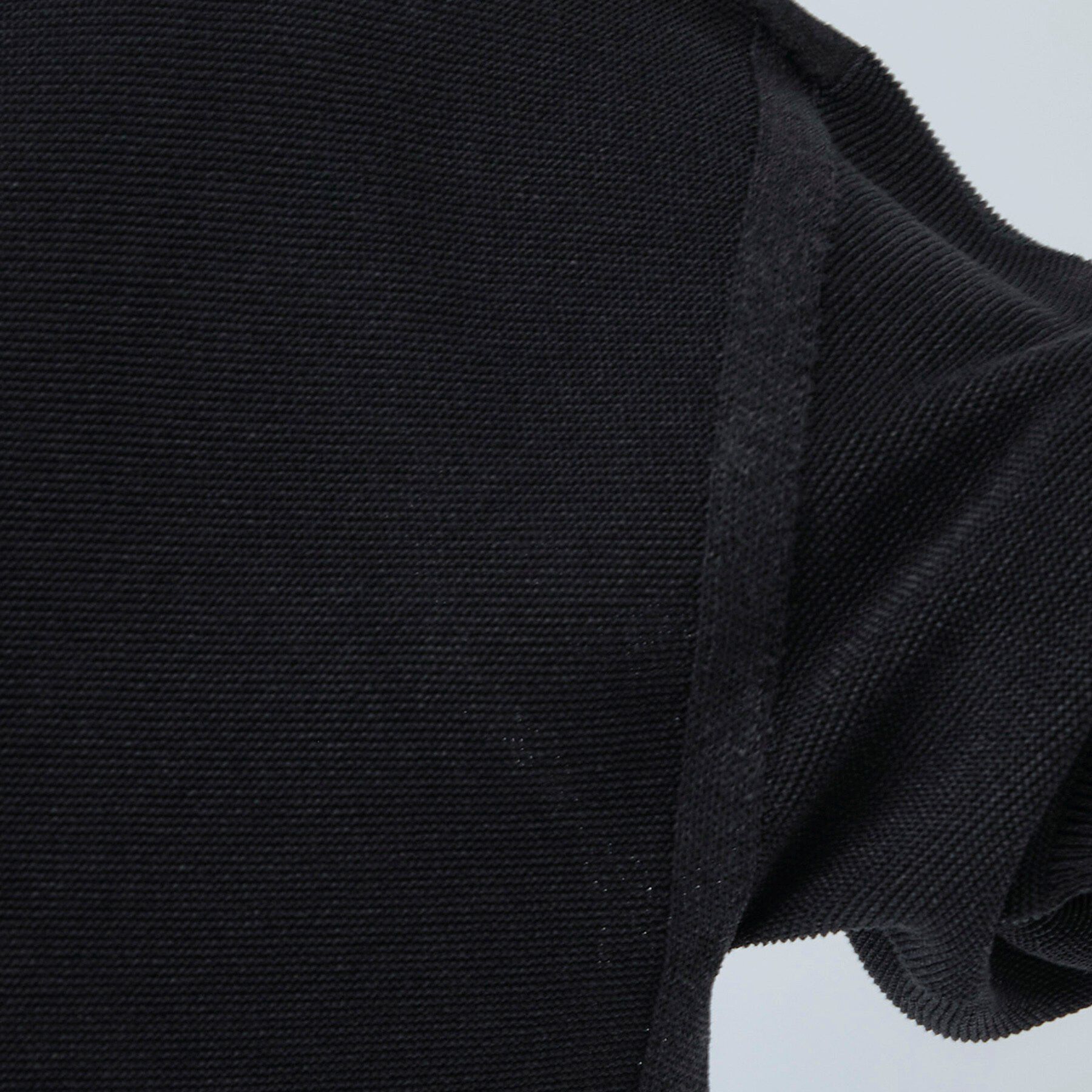 INDIVI「【洗える／ドライタッチ／和紙混】ガーター編みニット」|ニット・セーター|