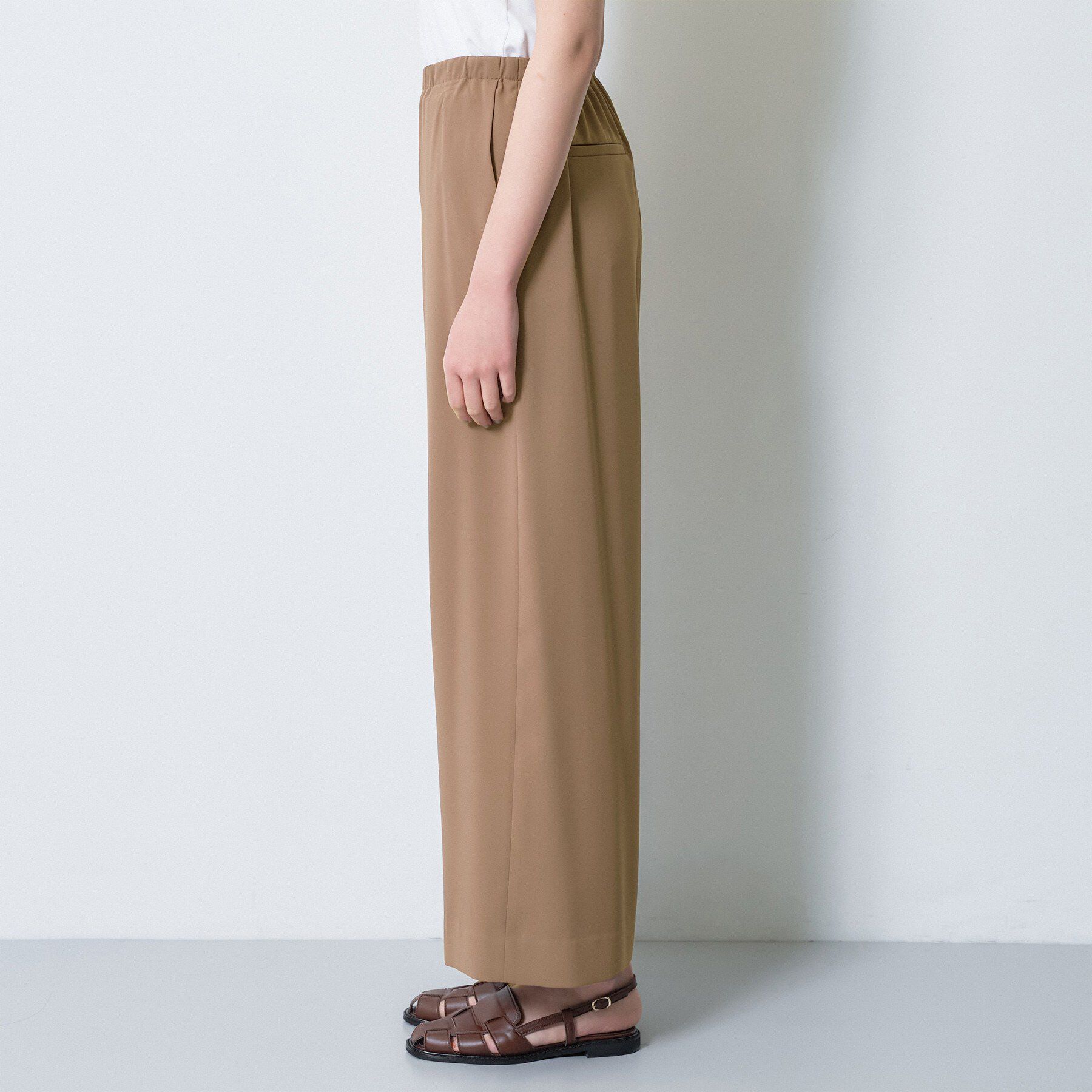 INDIVI「【さらに軽く軽快！／着る日傘】イージーワイドパンツ」|その他|