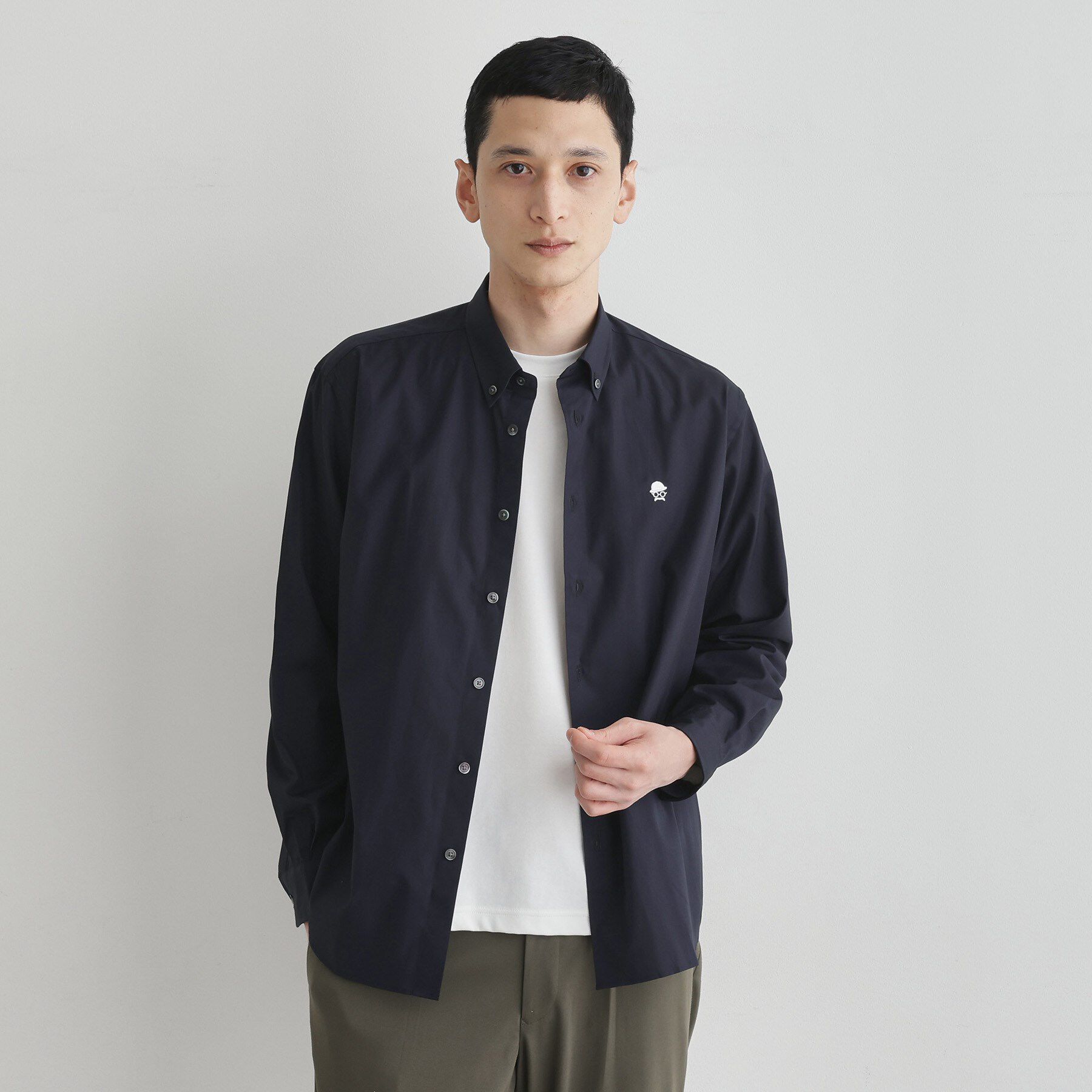 TAKEO KIKUCHI「【LIMITED】ワンポイント刺繍ボタンダウンシャツ」|シャツ・ブラウス|