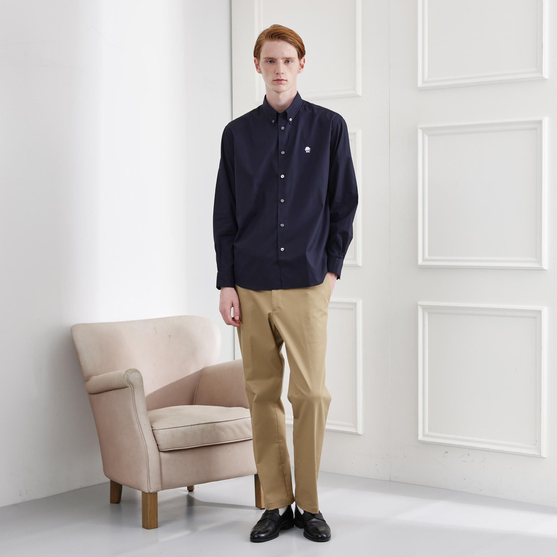 TAKEO KIKUCHI「【LIMITED】ワンポイント刺繍ボタンダウンシャツ」|シャツ・ブラウス|