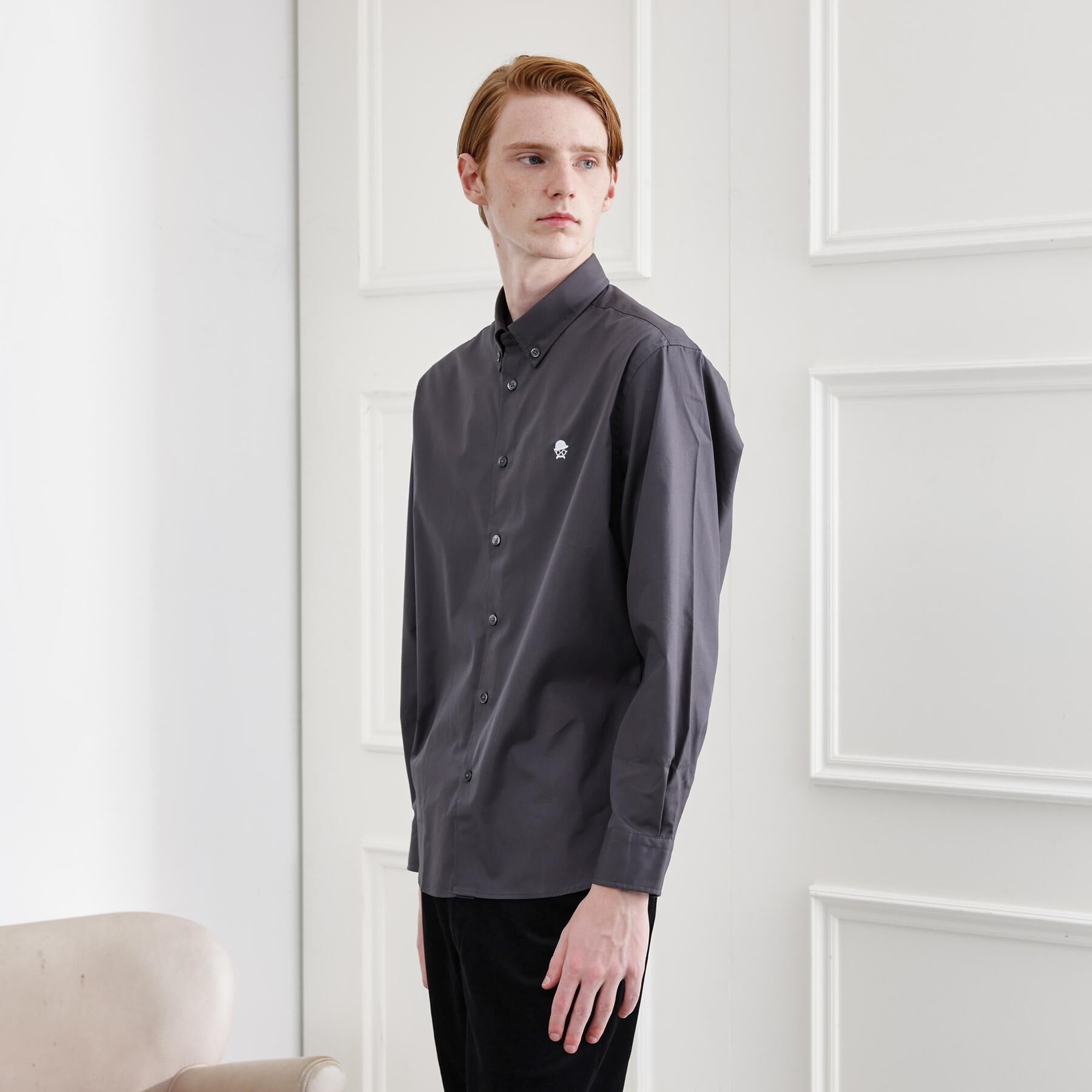 TAKEO KIKUCHI「【LIMITED】ワンポイント刺繍ボタンダウンシャツ」|シャツ・ブラウス|