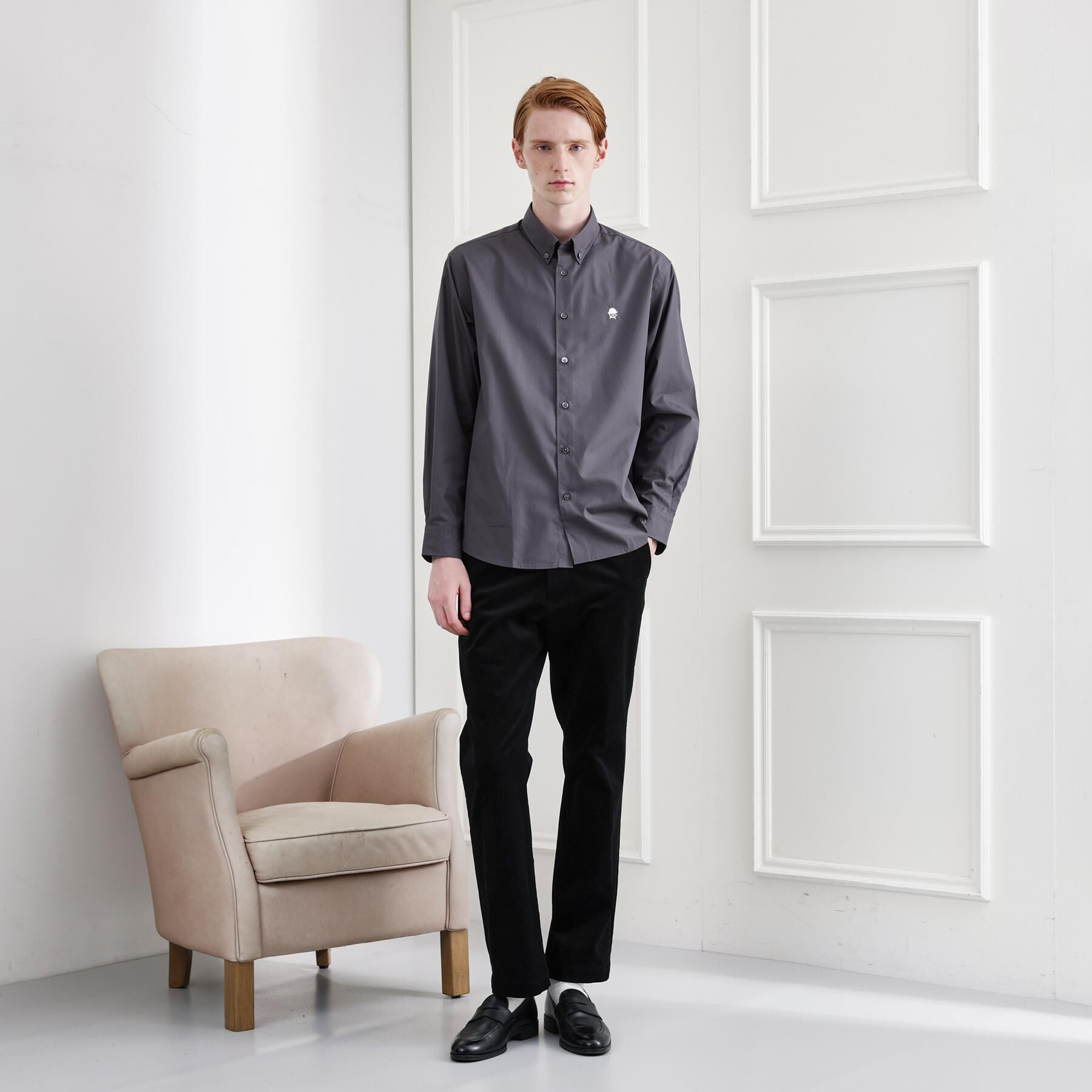 TAKEO KIKUCHI「【LIMITED】ワンポイント刺繍ボタンダウンシャツ」|シャツ・ブラウス|