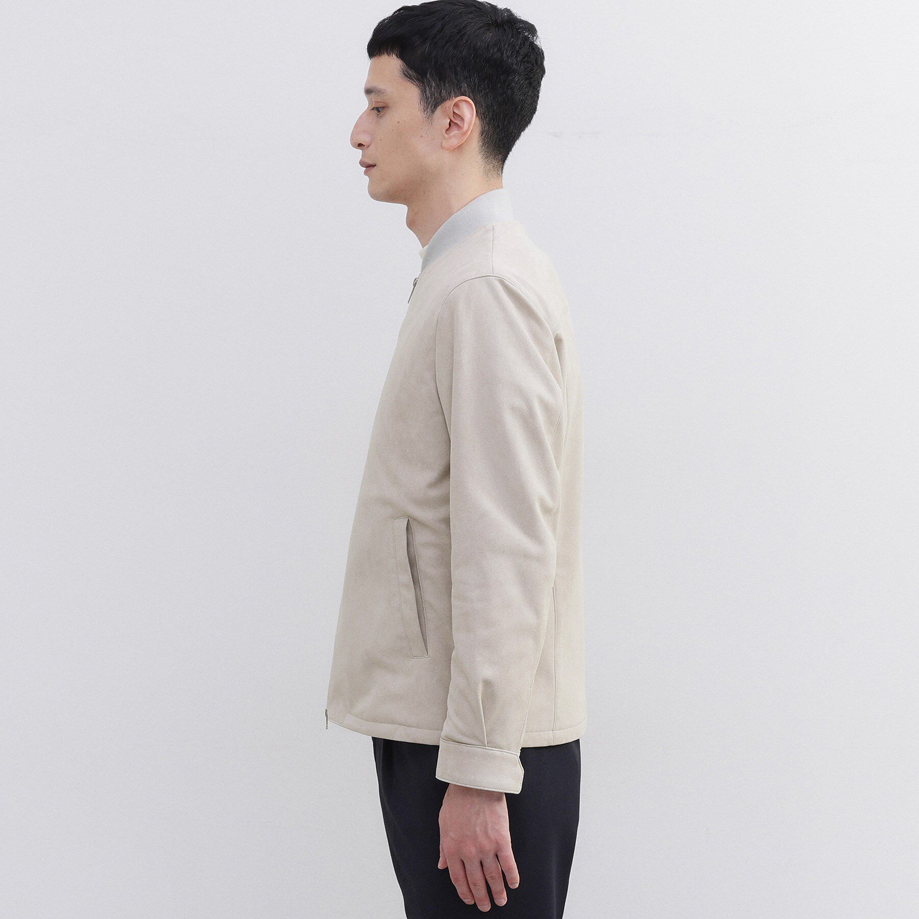 TAKEO KIKUCHI「アマレッタ（R）スウェード MA－1 ブルゾン」|ブルゾン・スタジャン|