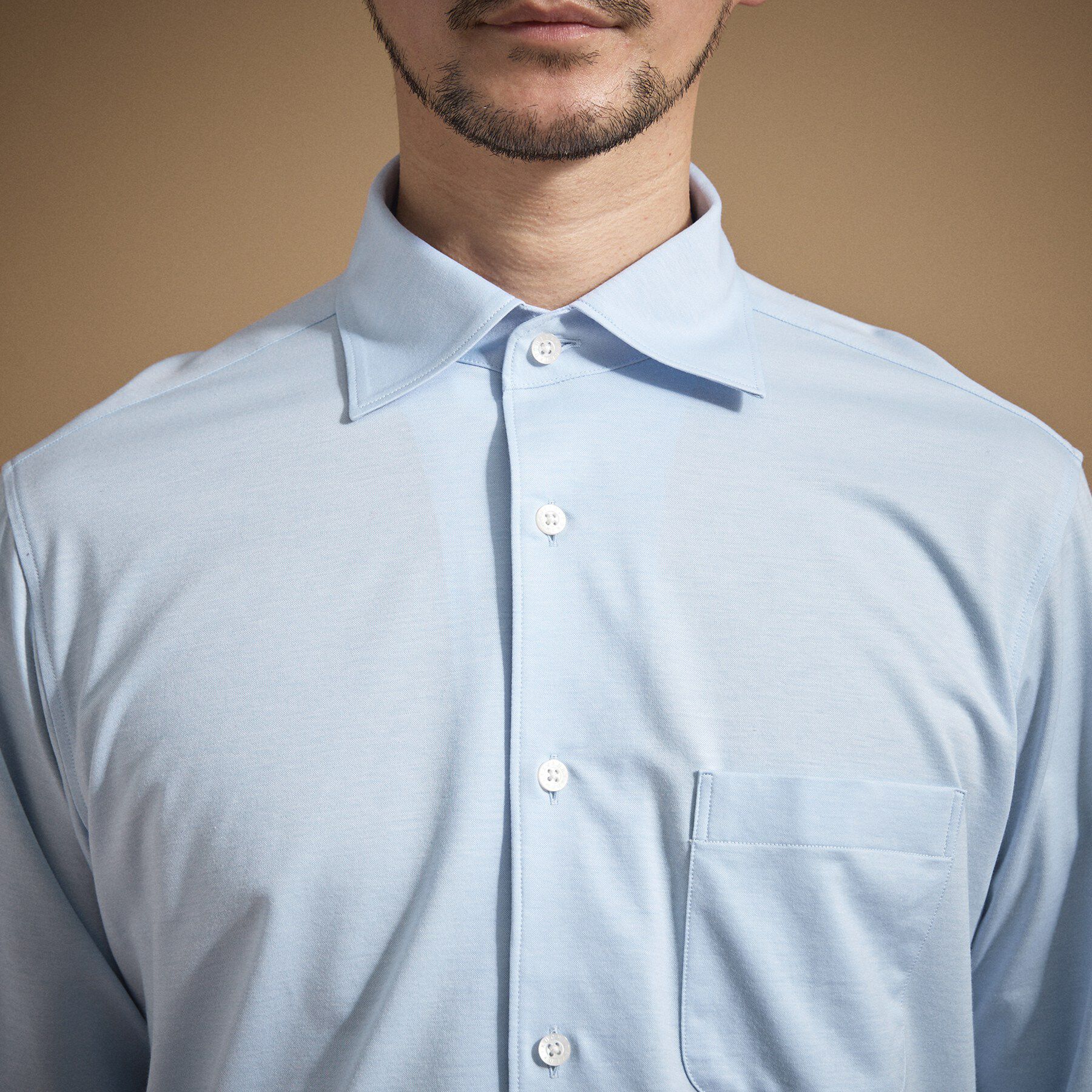 TAKEO KIKUCHI「ハイカウントジャージ鹿の子 シャツ」|シャツ・ブラウス|