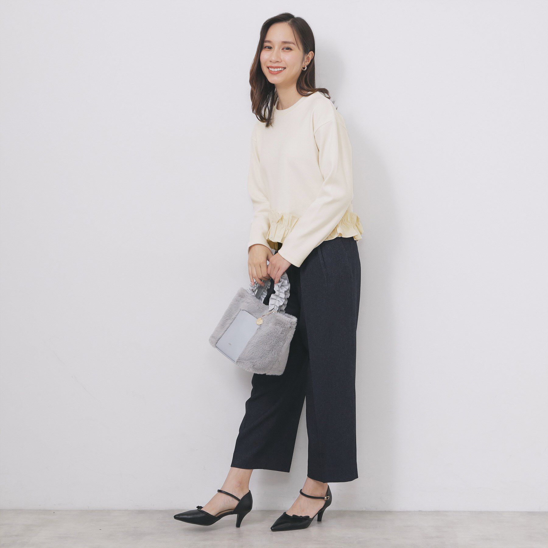 index「フリルドッキングトップス【洗濯機OK】」|Tシャツ・カットソー|