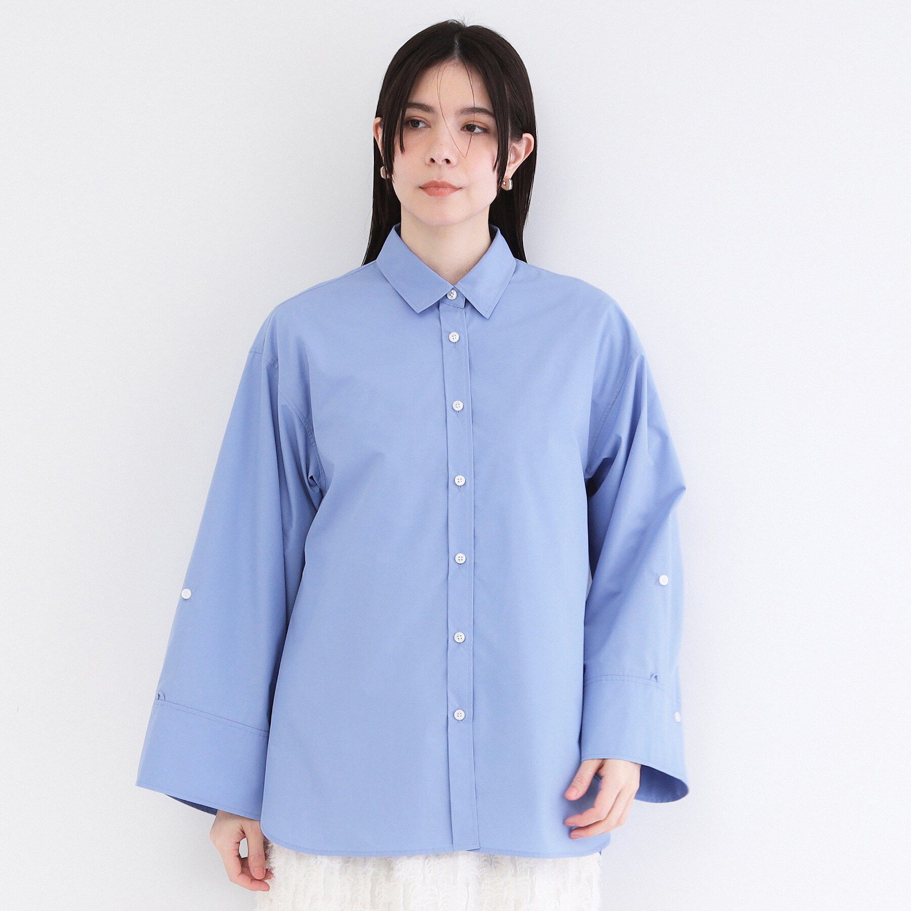 OPAQUE.CLIP「2WAY変形スリーブシャツ【洗濯機OK】」|シャツ・ブラウス|