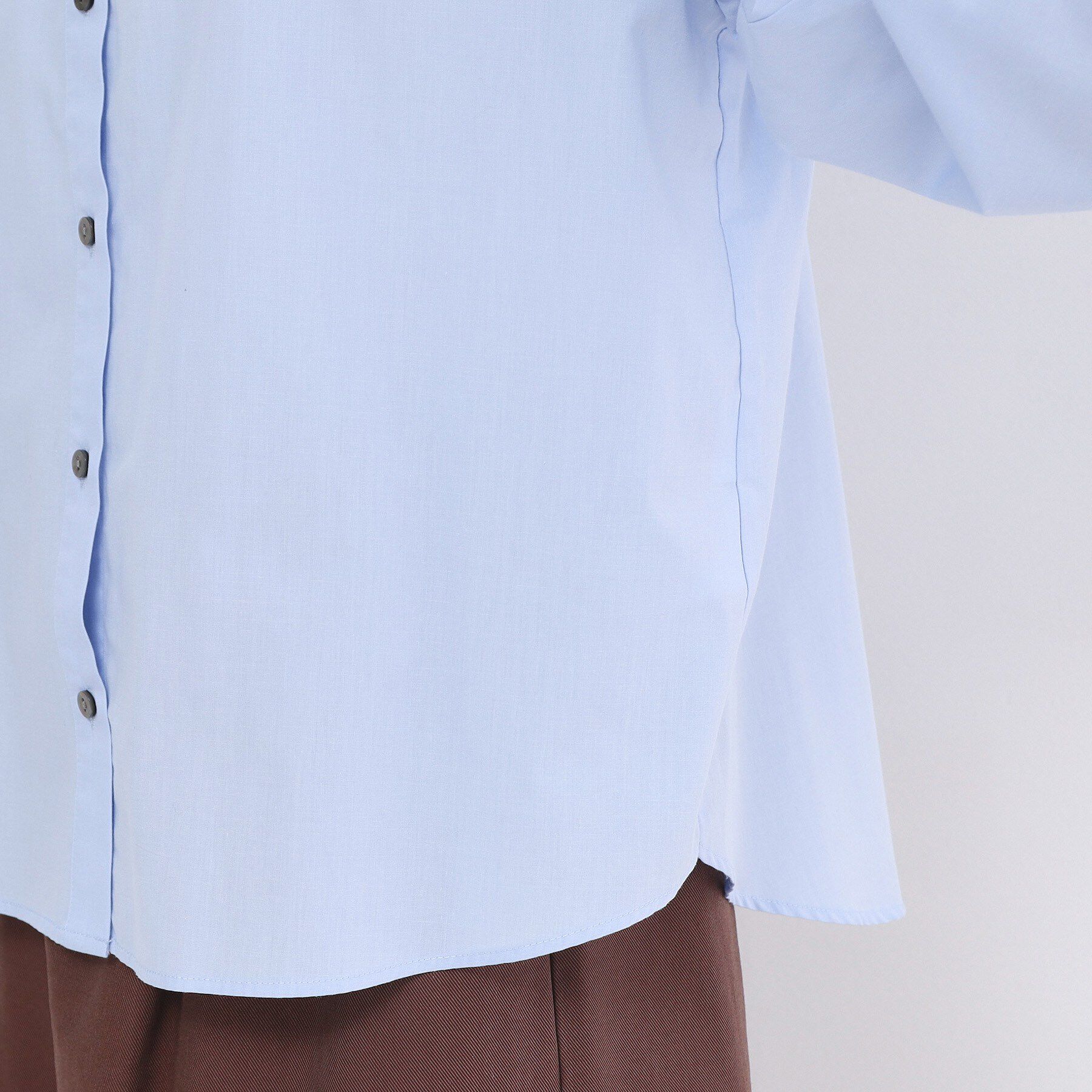 OPAQUE.CLIP「ボリュームスリーブシャツ【洗濯機OK】」|シャツ・ブラウス|