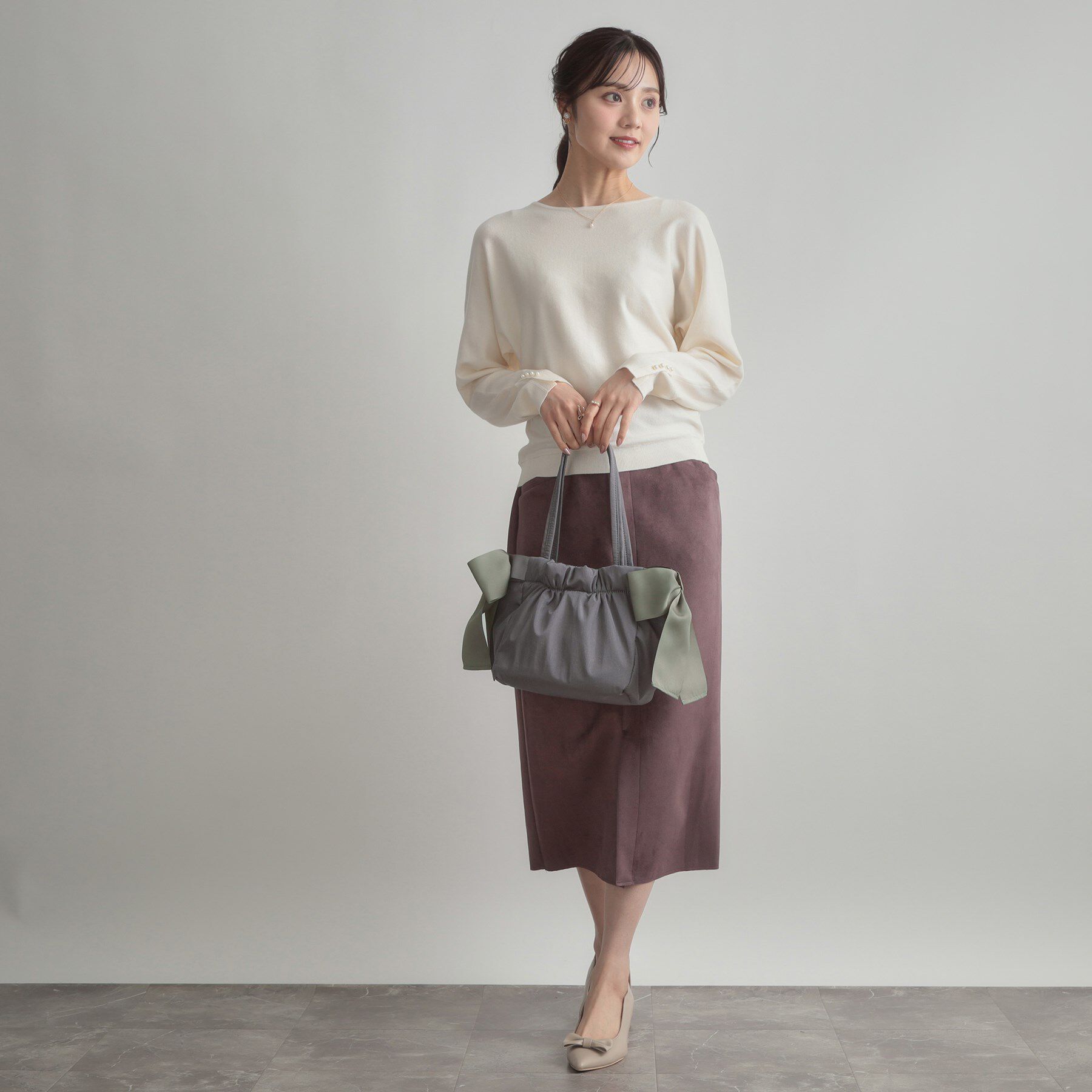 Couture broach「サイドリボントートバッグ」|トートバッグ|