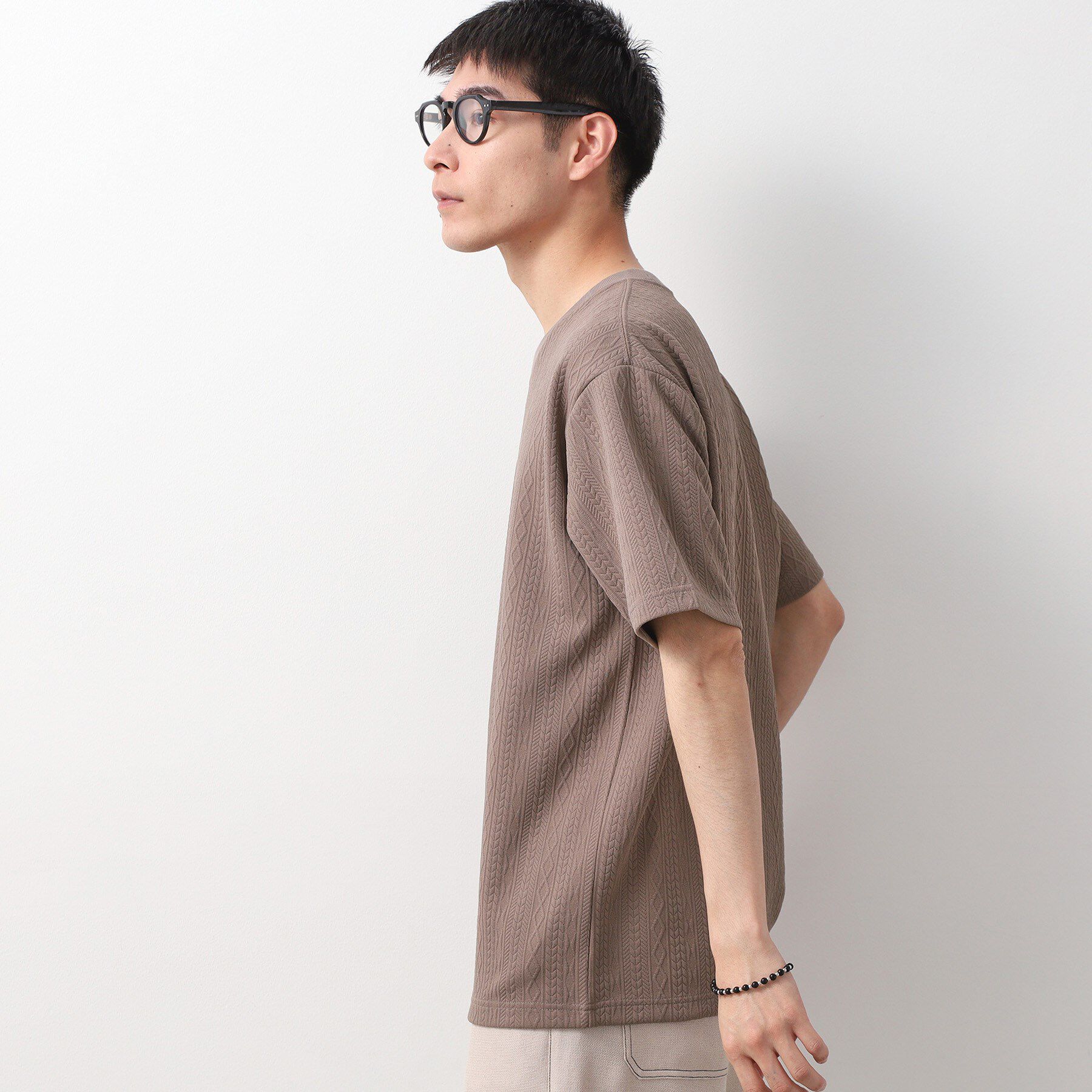 THE SHOP TK「ライトフクレジャカード半袖Tシャツ 洗濯機OK」|Tシャツ・カットソー|