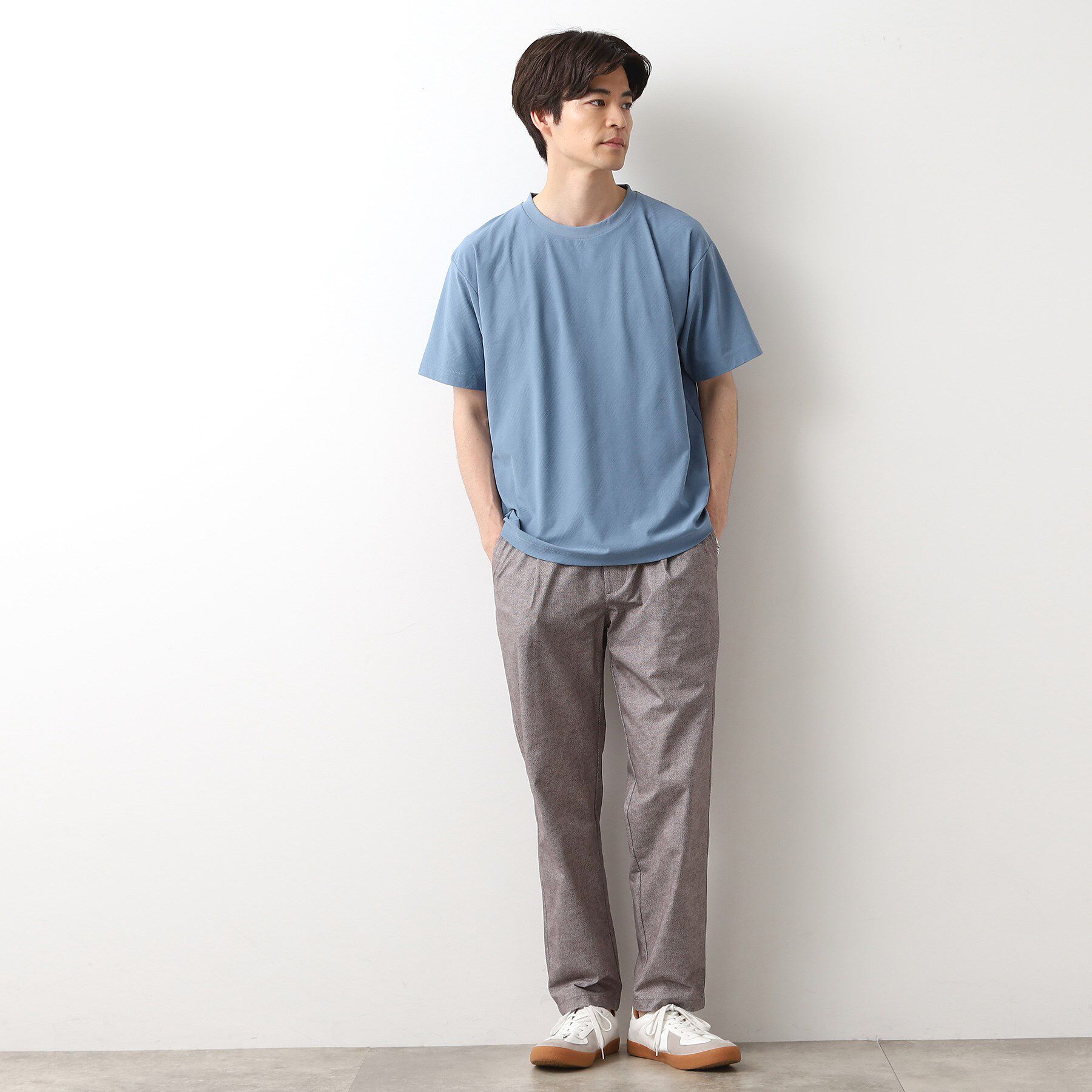 THE SHOP TK「スマートムーブメッシュバーズアイイージーパンツ　【軽量/洗濯機OK/セットアップ可】」|その他|