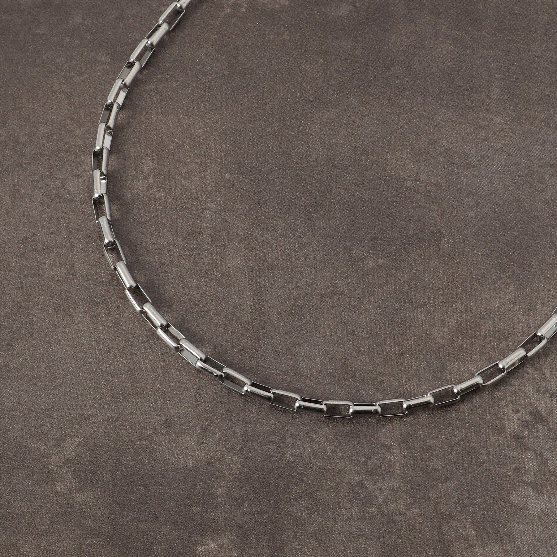 THE SHOP TK「スクエア チェーン ステンレス ネックレス 【ユニセックス】」|ネックレス|