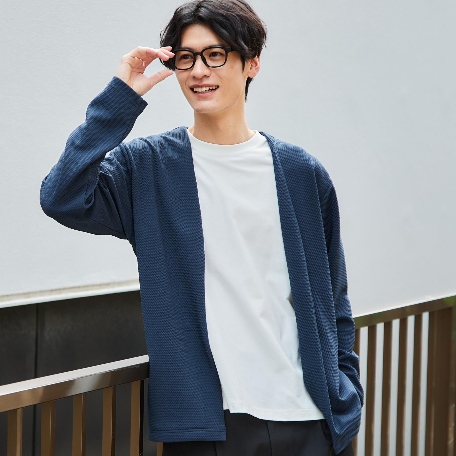 THE SHOP TK「【2点セット】カーディガン＋半袖Tシャツ 洗濯機OK」|カーディガン|