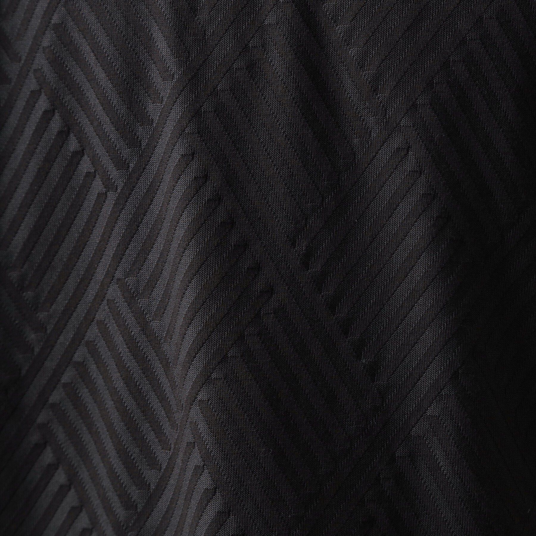 THE SHOP TK「【ジャケットインにもおすすめ！】ジャカード リンクス半袖Tシャツ 洗濯機OK」|Tシャツ・カットソー|