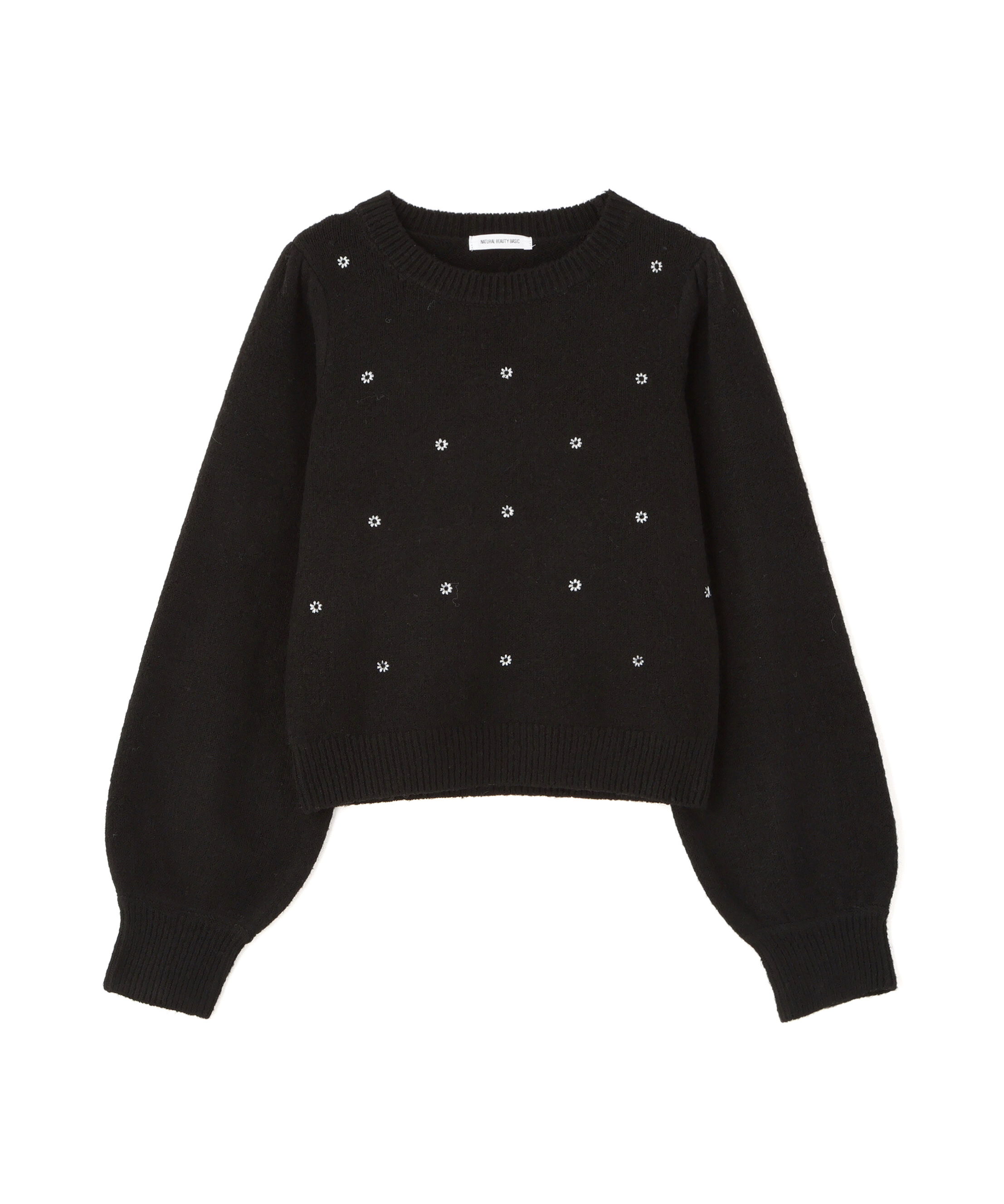  「フラワー刺繍ニット」|ニット・セーター|