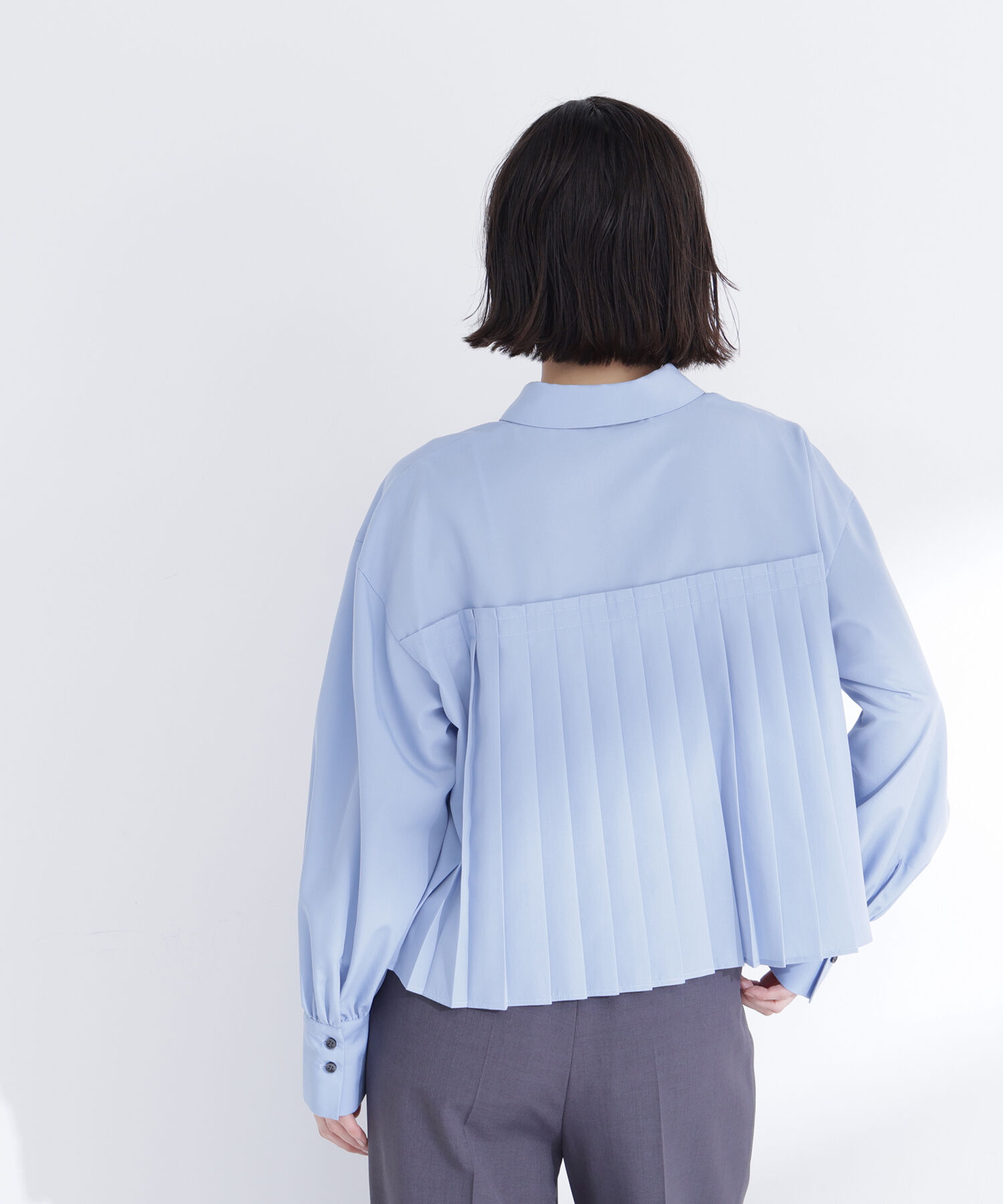  「バックプリーツデザインシャツ」|シャツ・ブラウス|