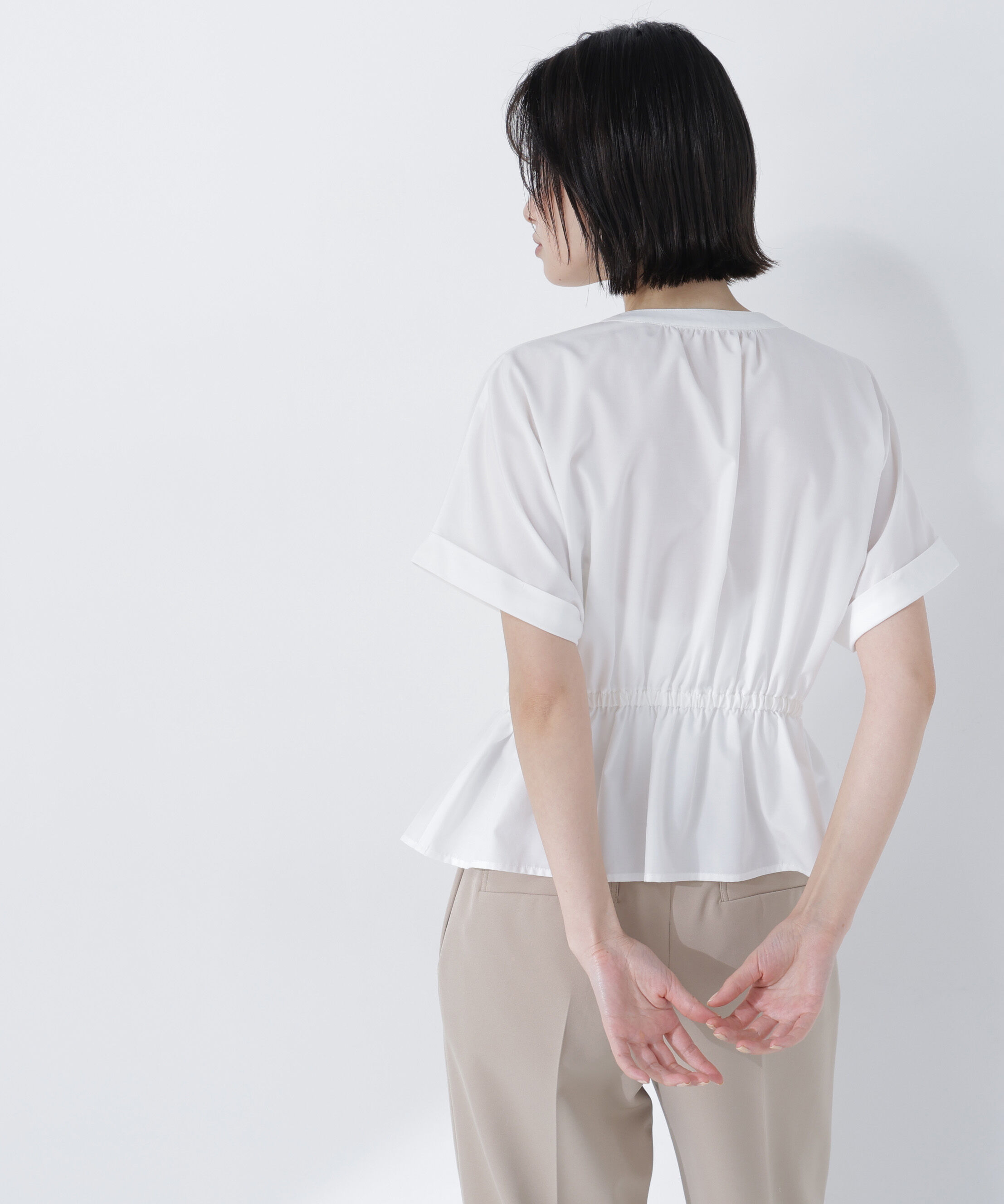  「きゅっとふわっと。全部盛りブラウス」|シャツ・ブラウス|