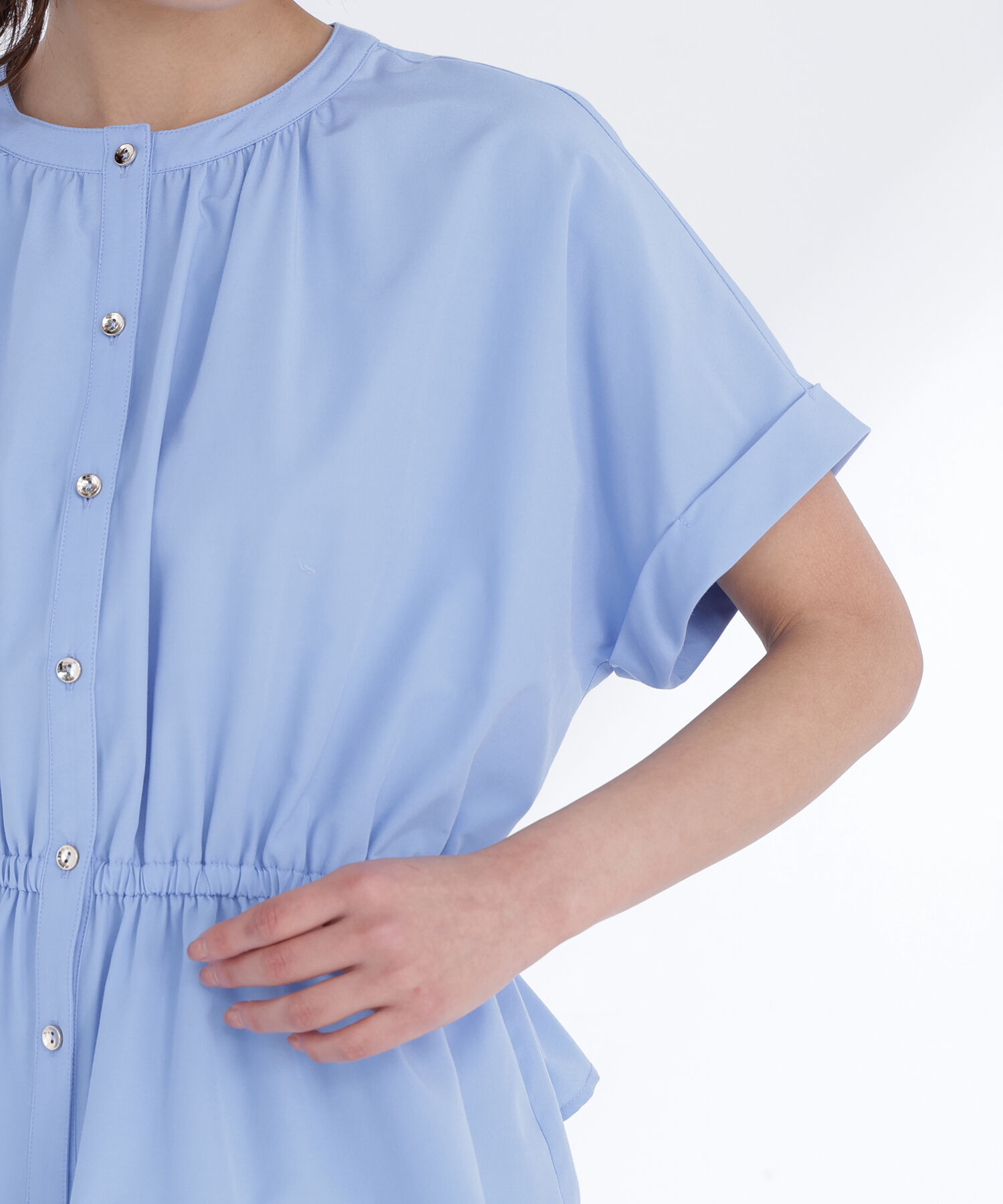  「きゅっとふわっと。全部盛りブラウス」|シャツ・ブラウス|