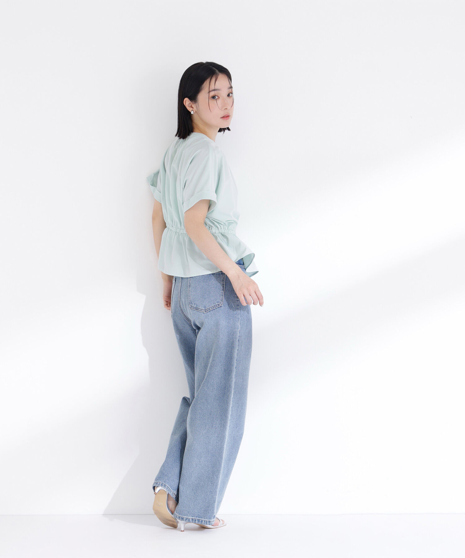  「きゅっとふわっと。全部盛りブラウス」|シャツ・ブラウス|