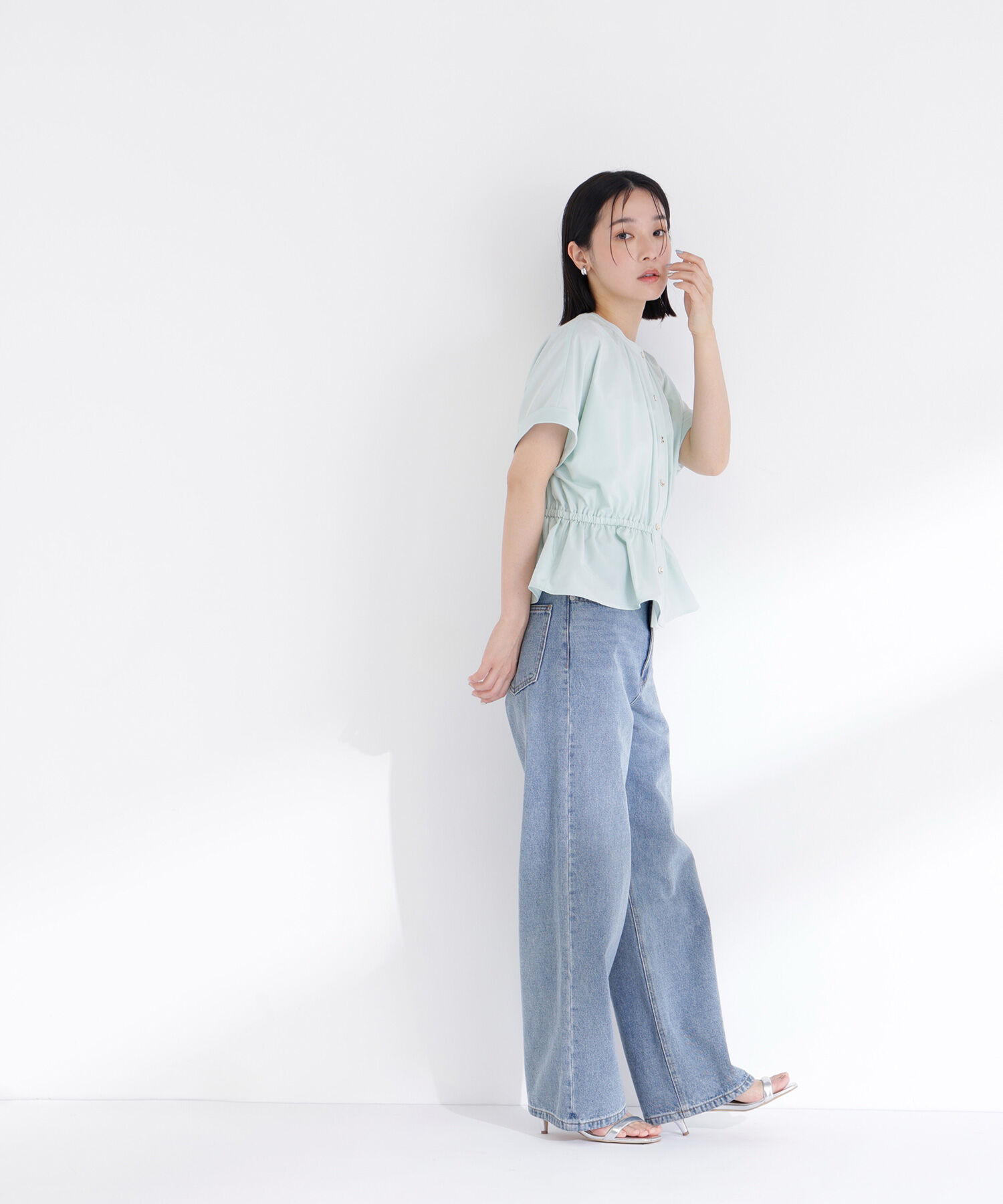  「きゅっとふわっと。全部盛りブラウス」|シャツ・ブラウス|