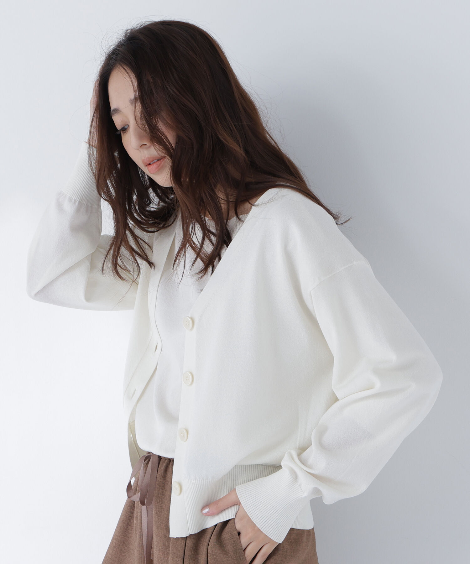  「毎日頼れる！右腕カーデ」|ニット・セーター|