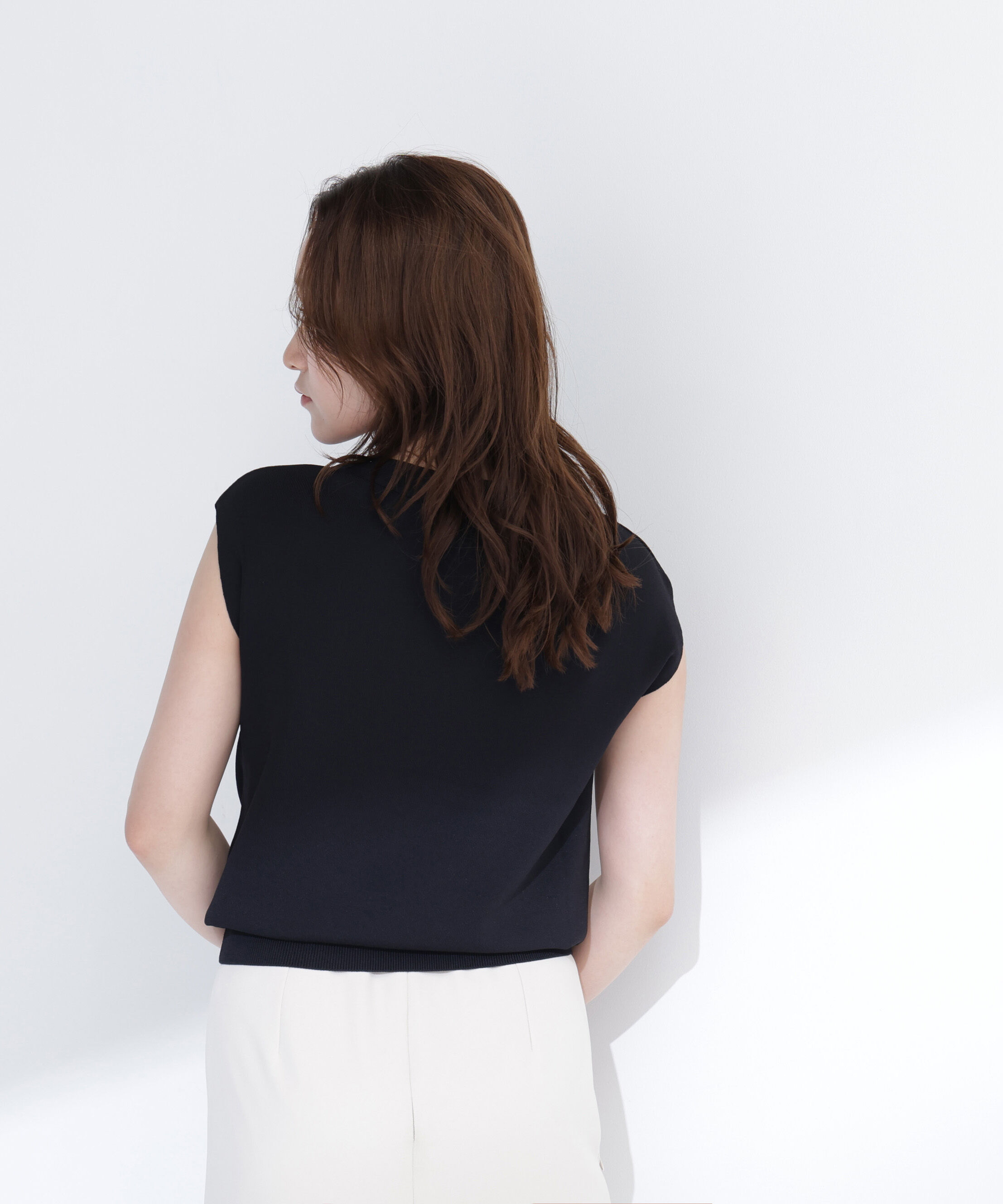  「総針ベーシックニット ボートネック」|ニット・セーター|