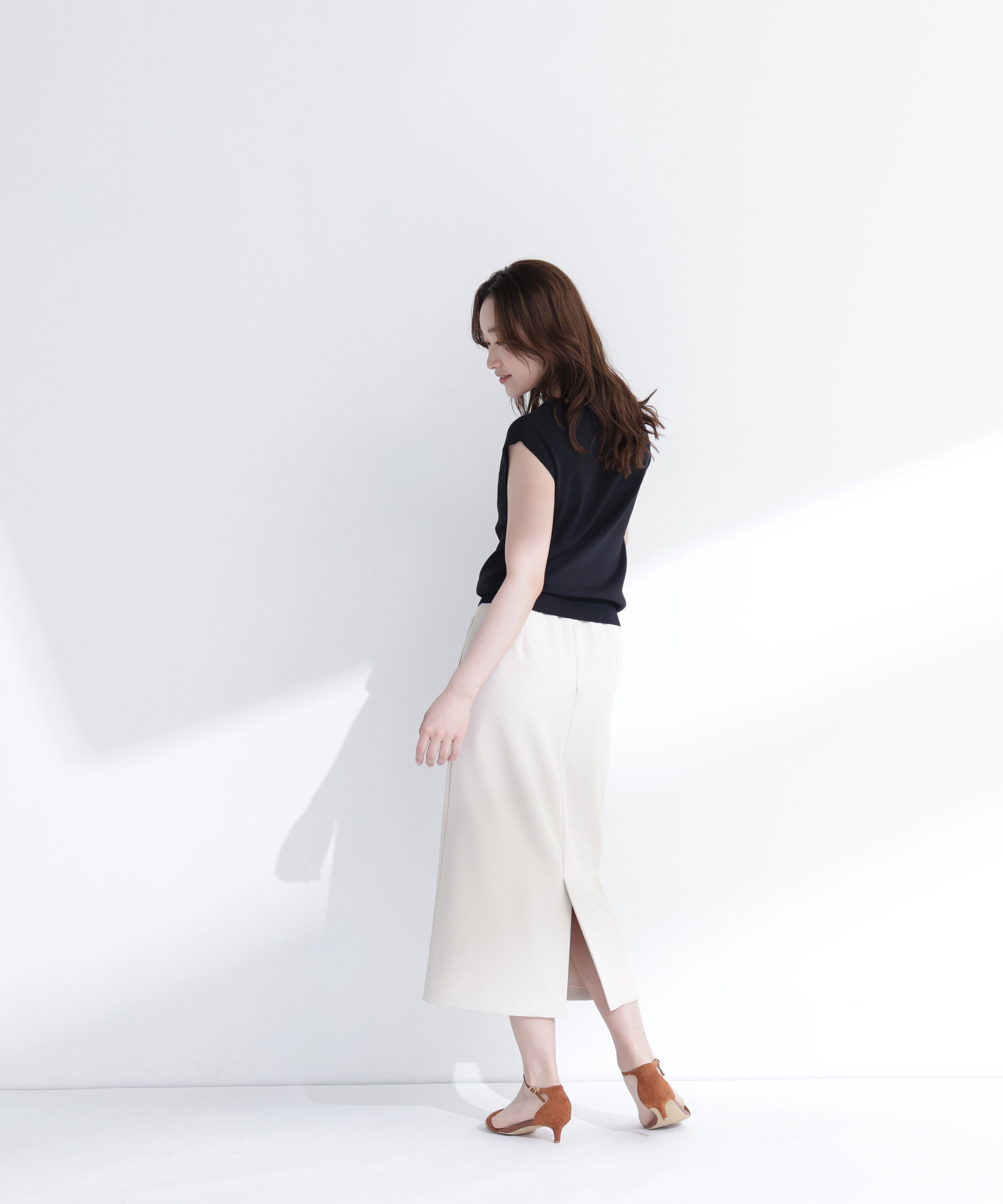  「総針ベーシックニット ボートネック」|ニット・セーター|