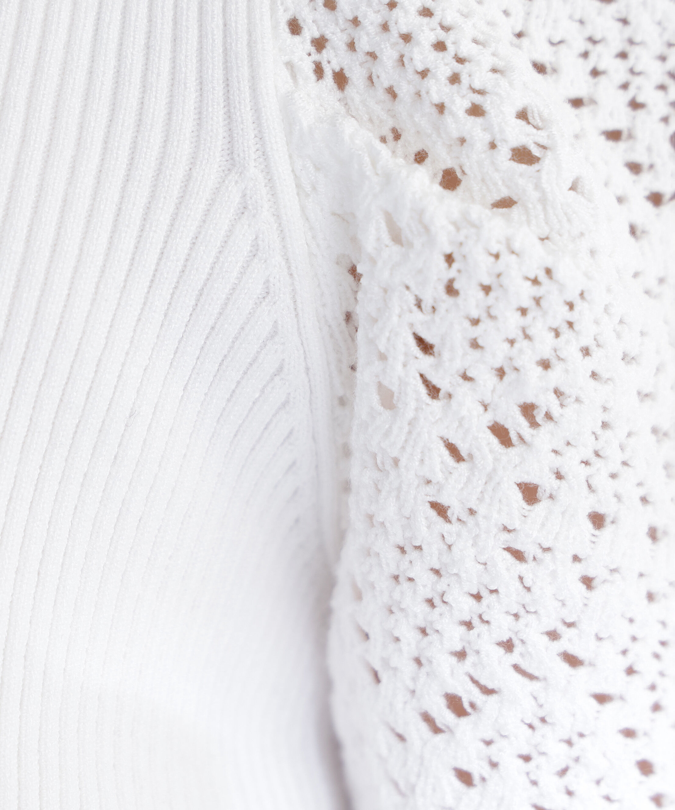  「柄編みスリーブニット」|ニット・セーター|