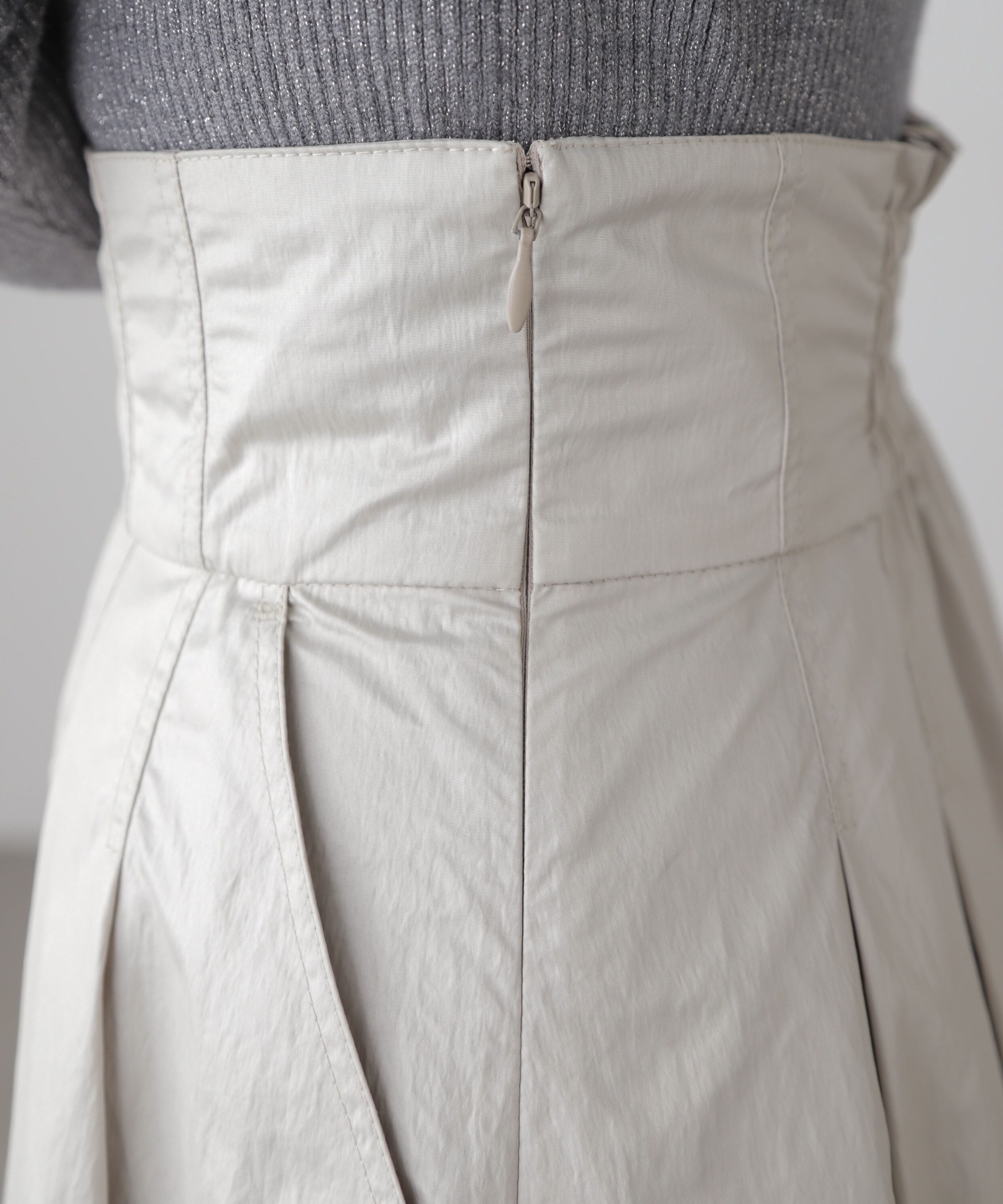  「ハイウエストタックスカート」|スカート|