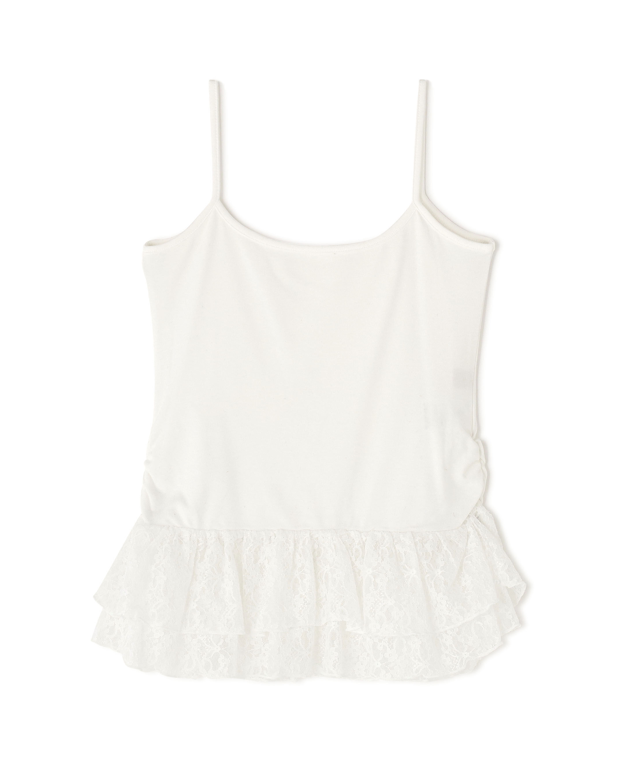  「メランジドロストレースティアードキャミセット」|Tシャツ・カットソー|