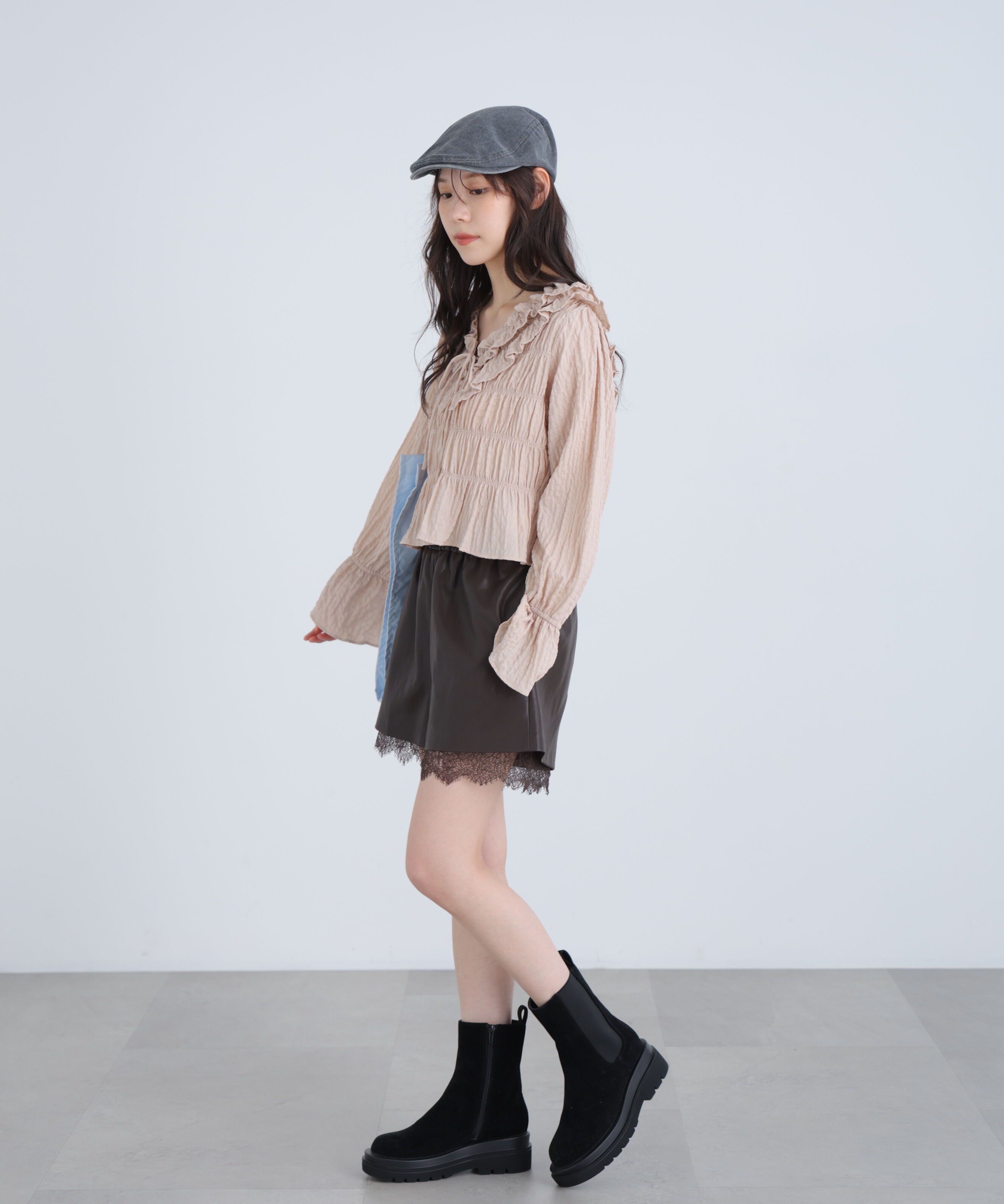  「アソート前後2wayフリルブラウス」|シャツ・ブラウス|