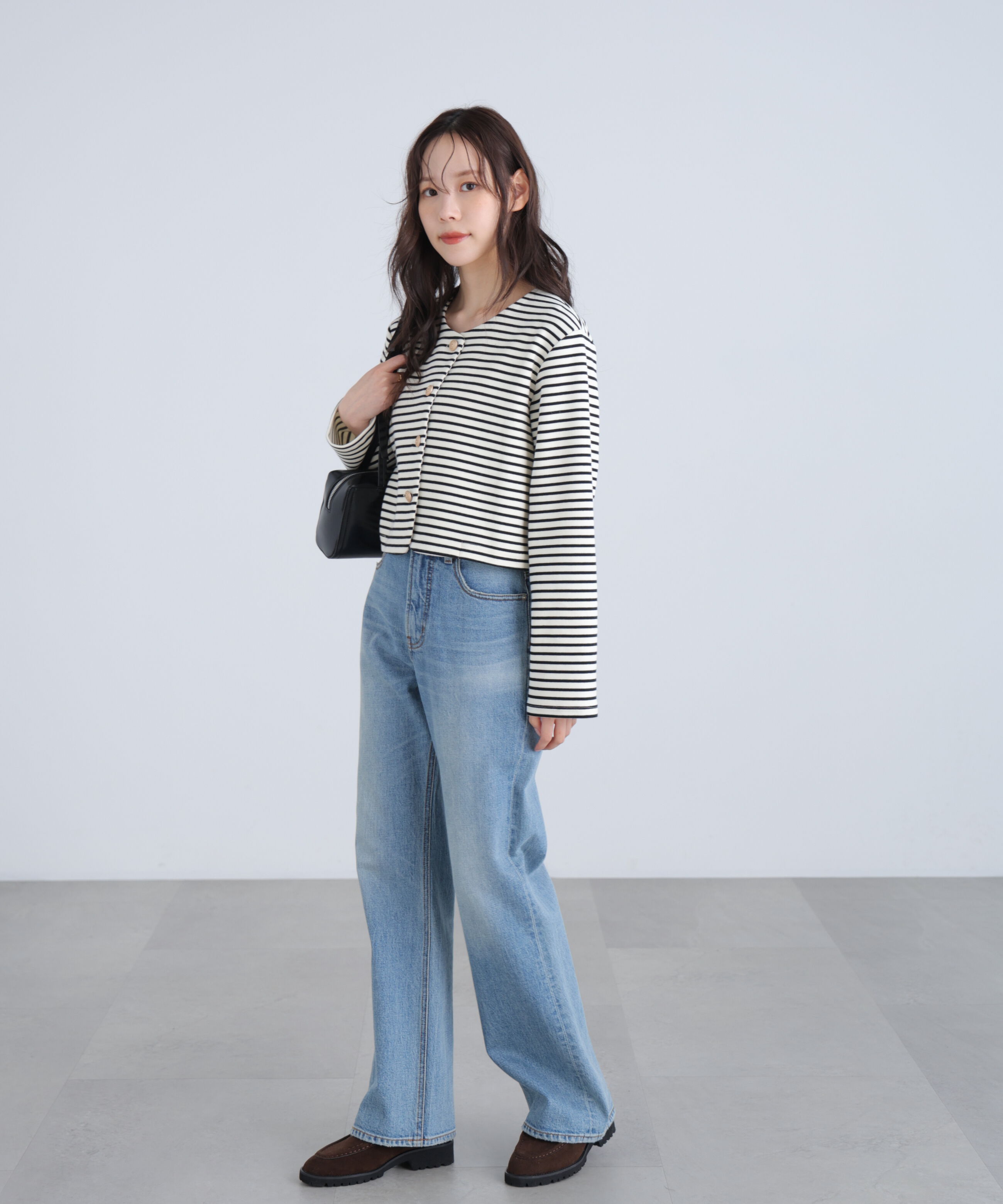  「金ボタンノーカラージャケット」|ブルゾン・スタジャン|