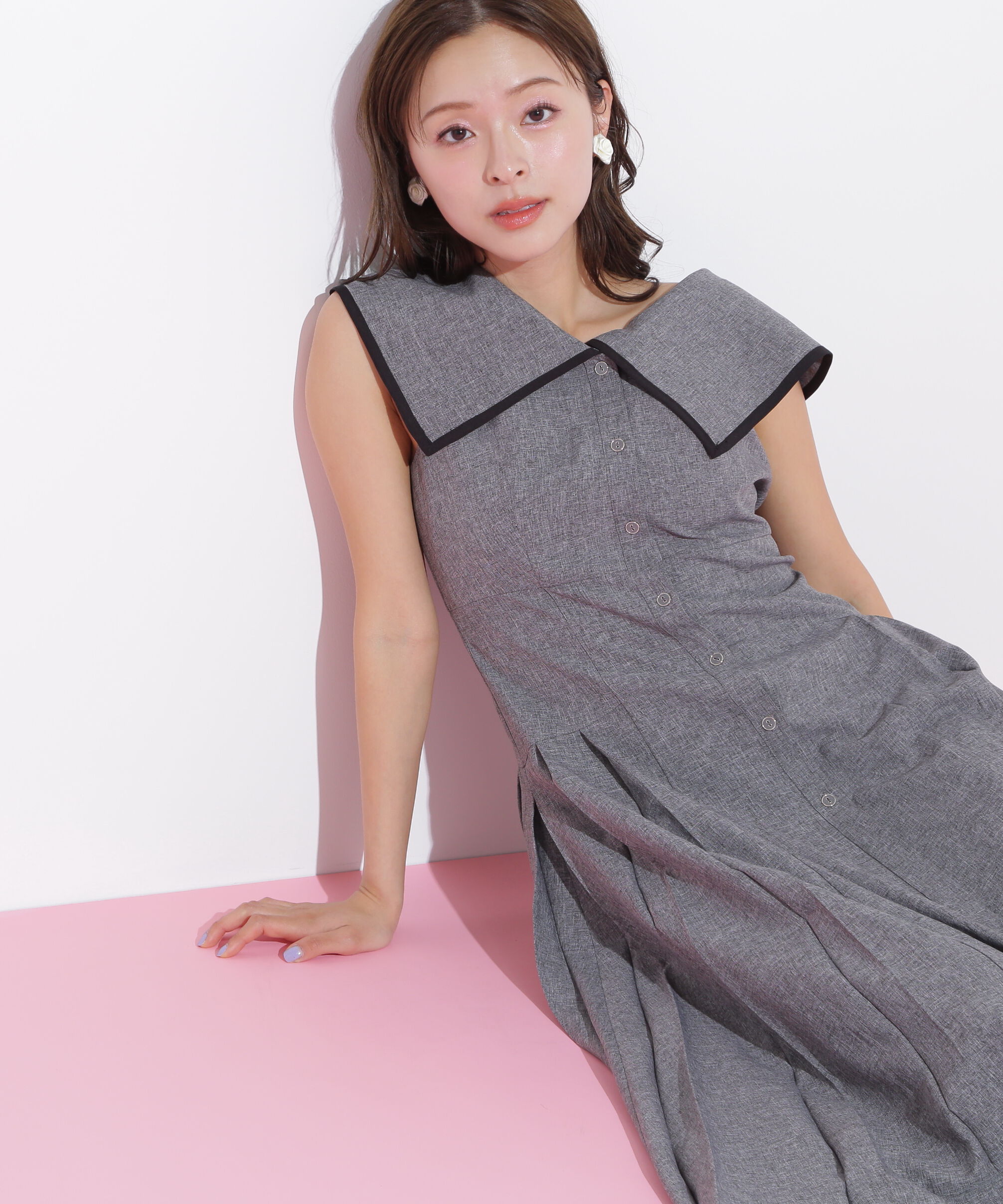  「ビッグカラーワンピース」|ワンピース|