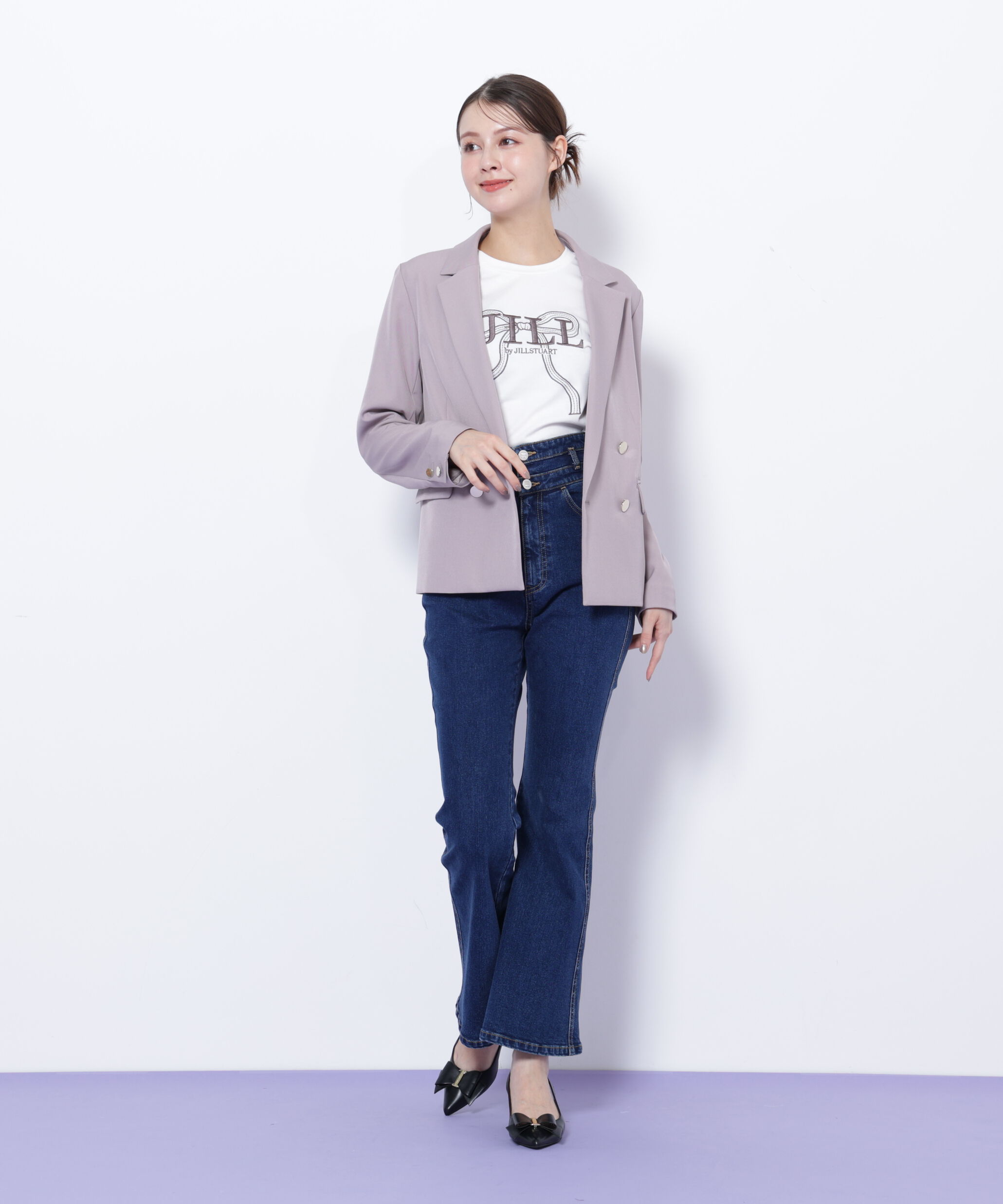  「＜セットアップ対応＞ベーシックツイルダブル釦ジャケット」|その他|