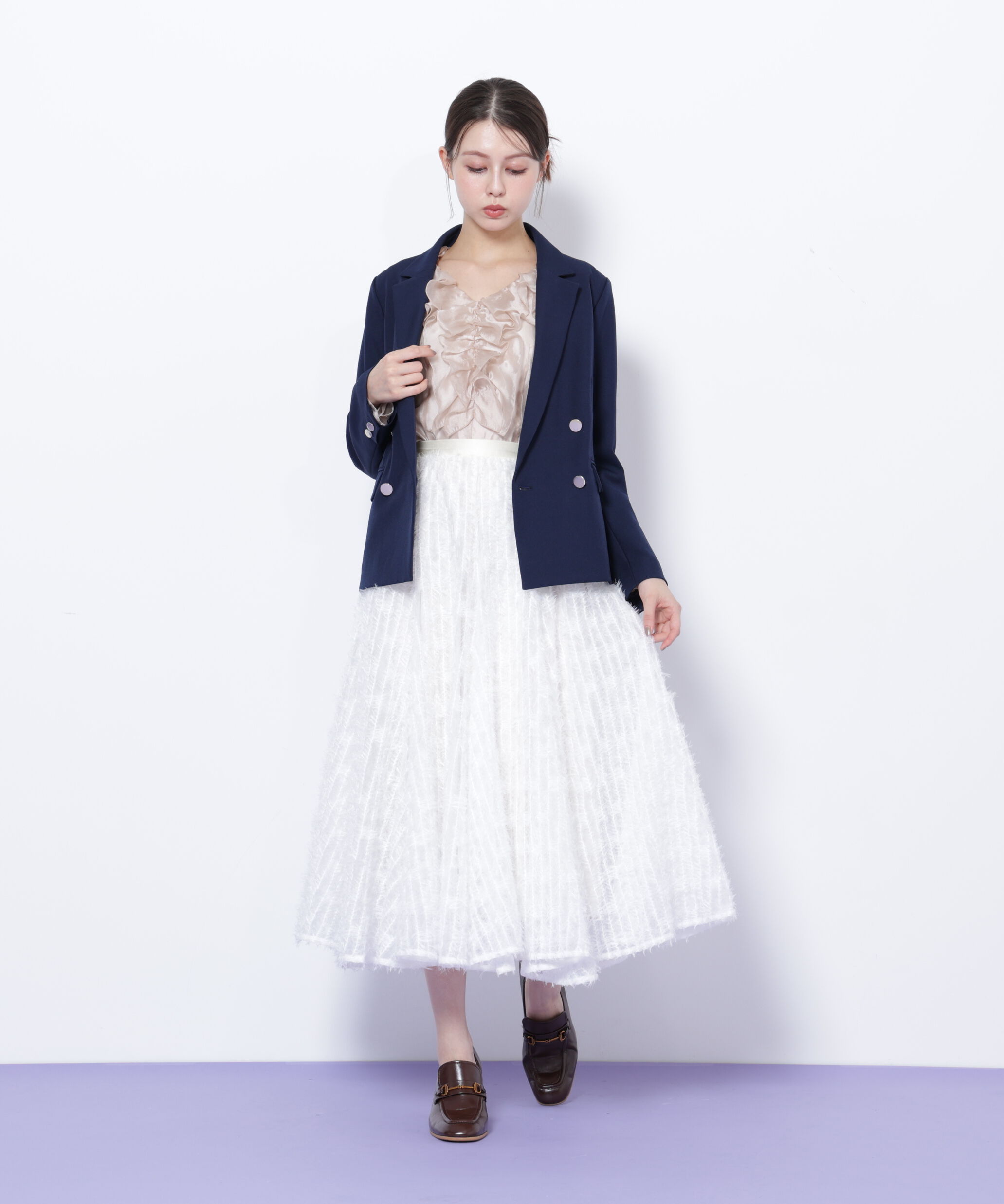  「＜セットアップ対応＞ベーシックツイルダブル釦ジャケット」|その他|