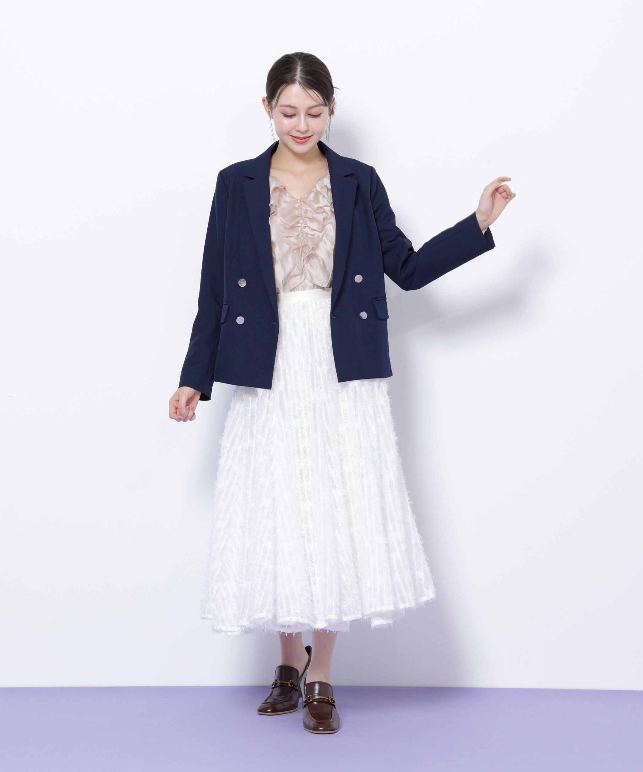  「＜セットアップ対応＞ベーシックツイルダブル釦ジャケット」|その他|