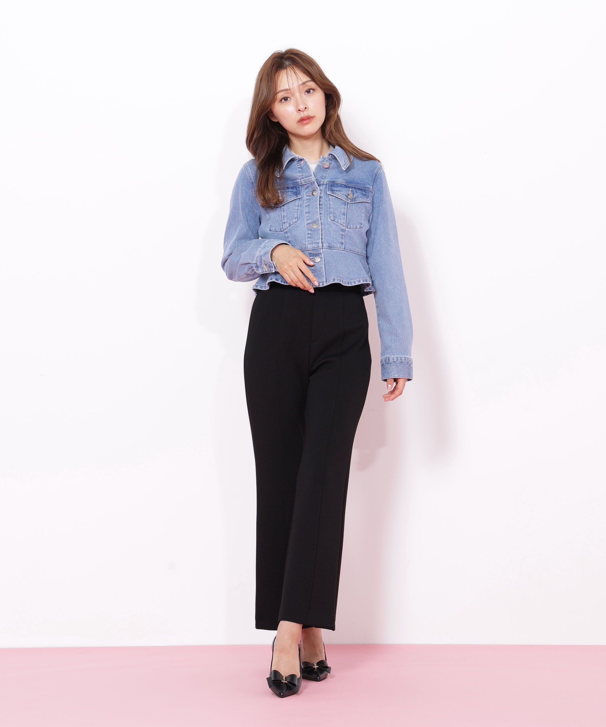  「ペプラムデニムジャケット」|その他|