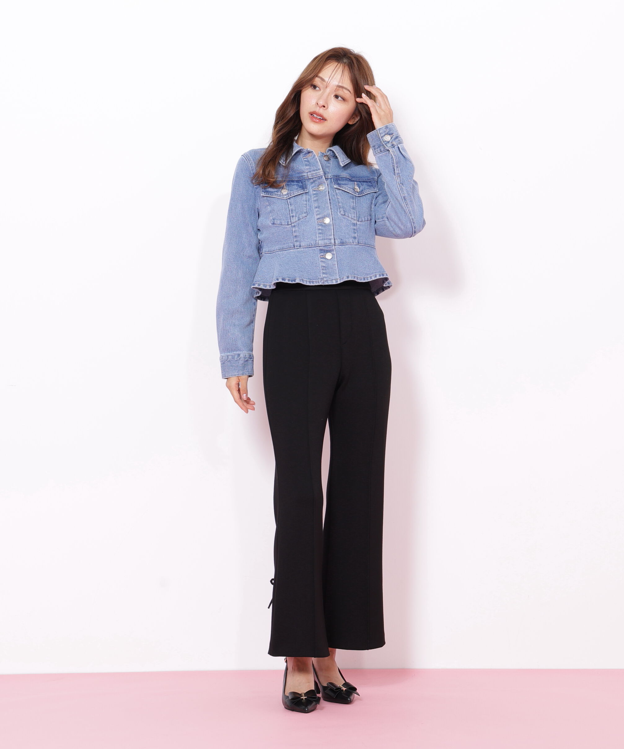  「ペプラムデニムジャケット」|その他|