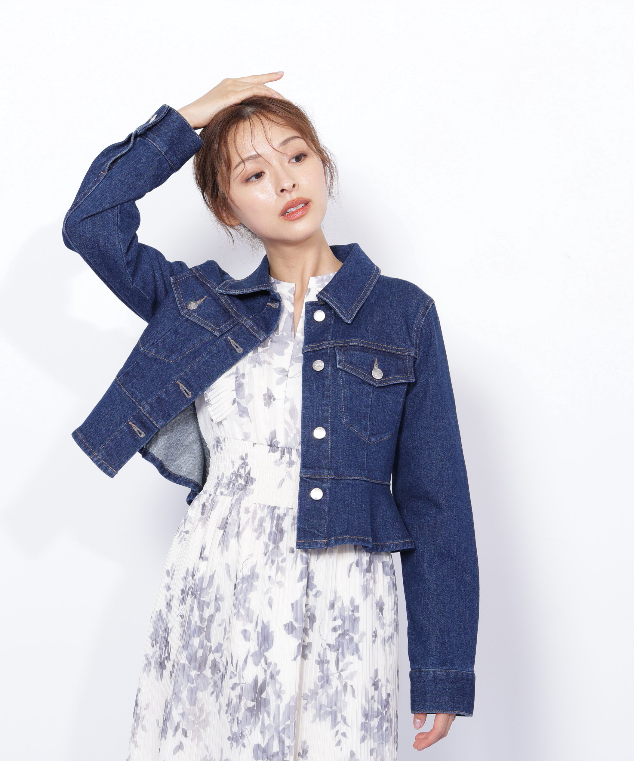  「ペプラムデニムジャケット」|その他|