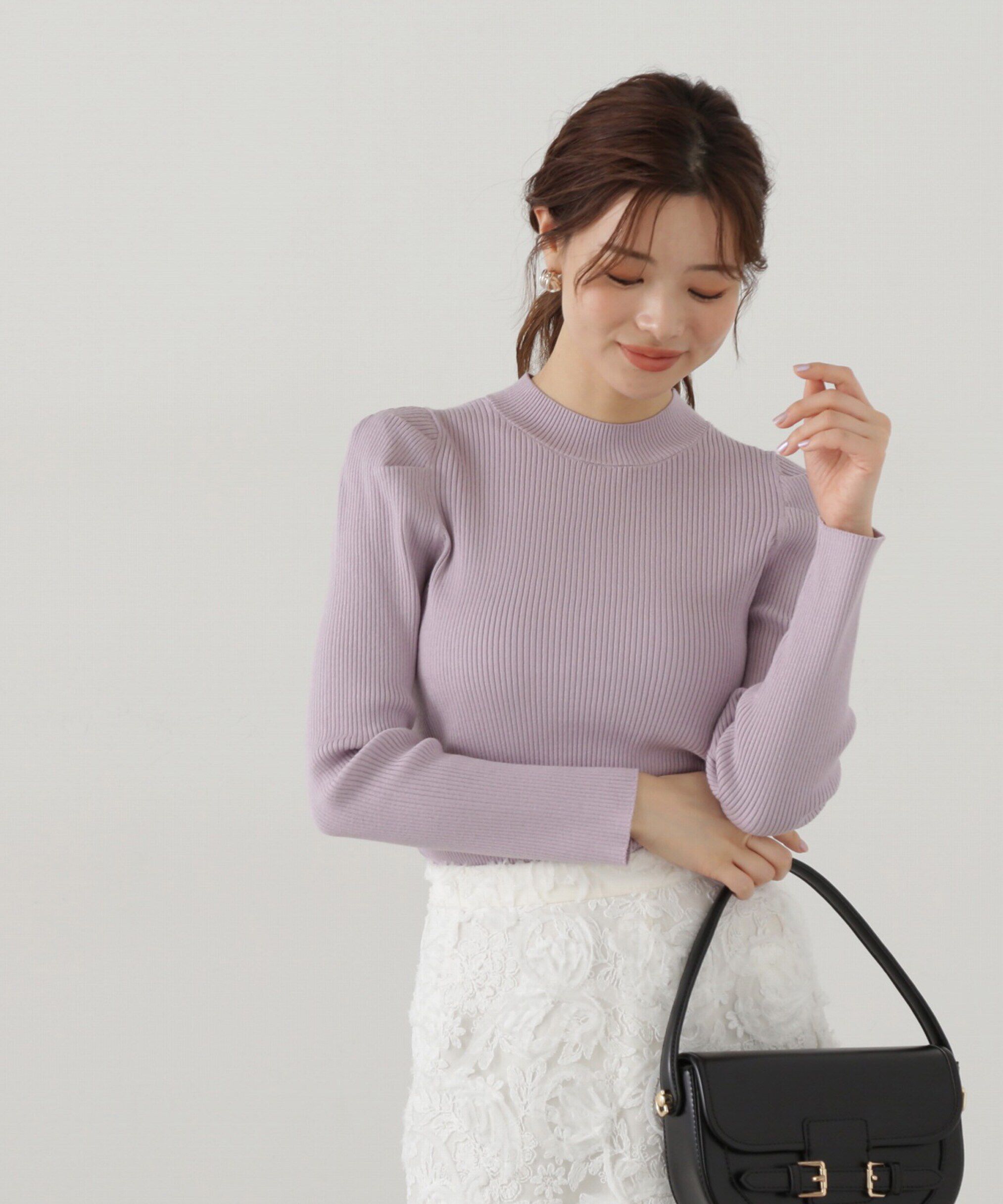 PROPORTION BODY DRESSING「パワーショルダーニット」|ニット・セーター|