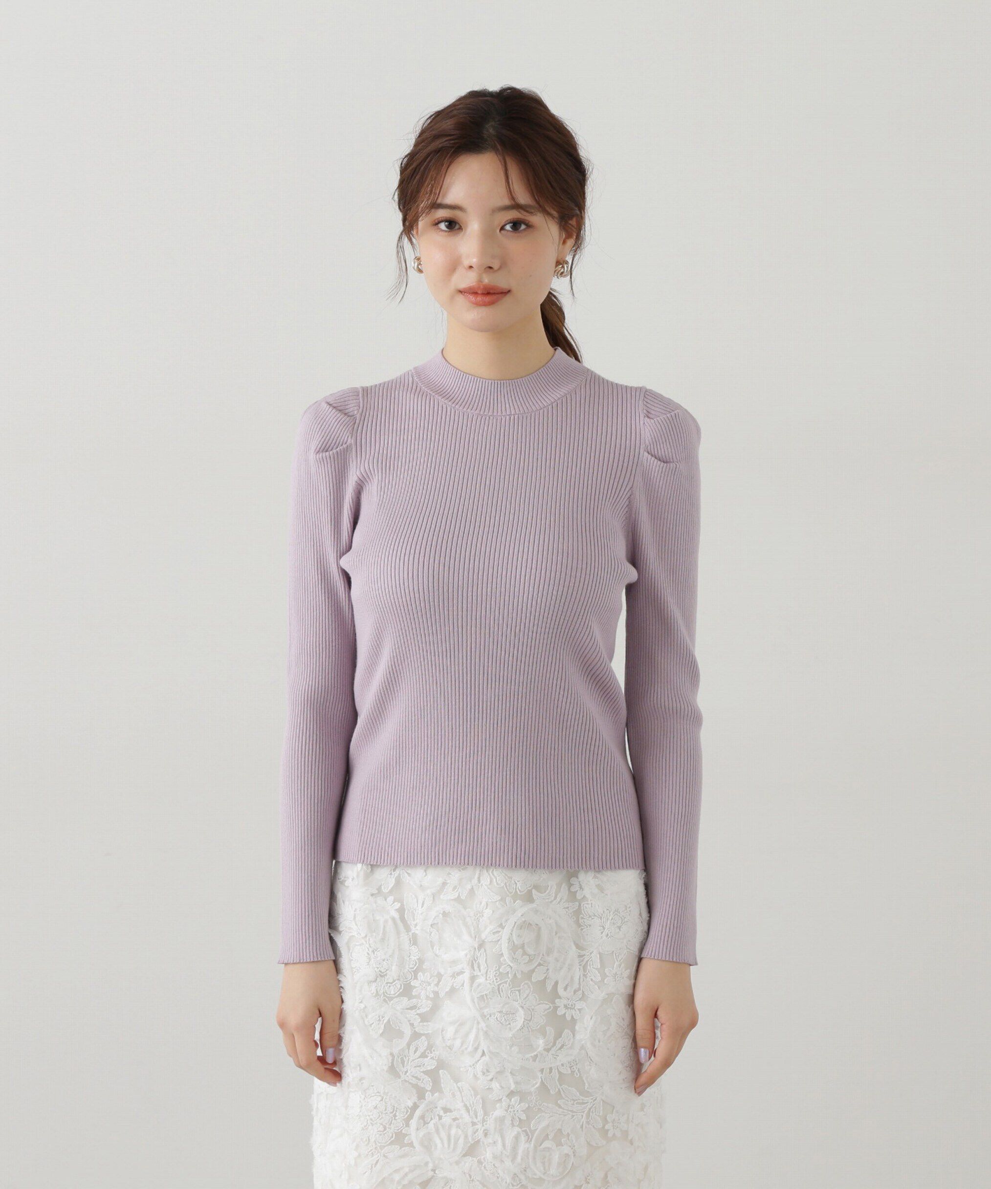 PROPORTION BODY DRESSING「パワーショルダーニット」|ニット・セーター|