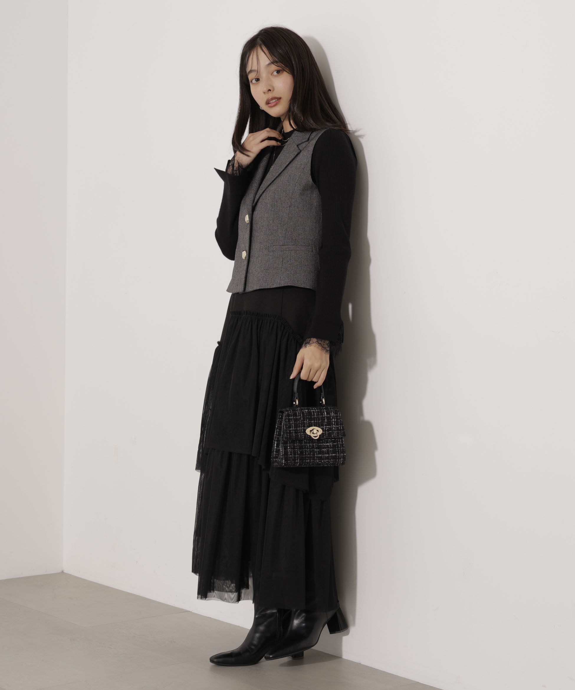 PROPORTION BODY DRESSING「テーラードジレセットアップ」|ワンピース|