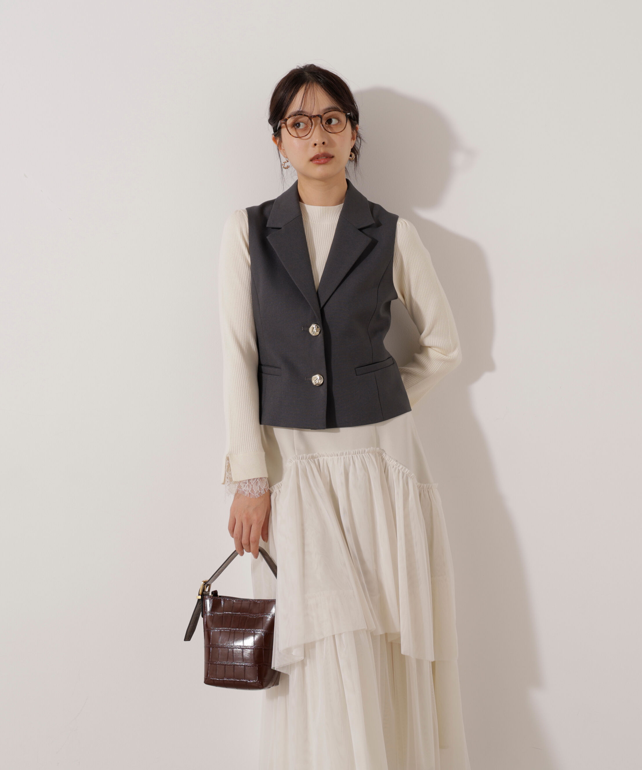 PROPORTION BODY DRESSING「テーラードジレセットアップ」|ワンピース|