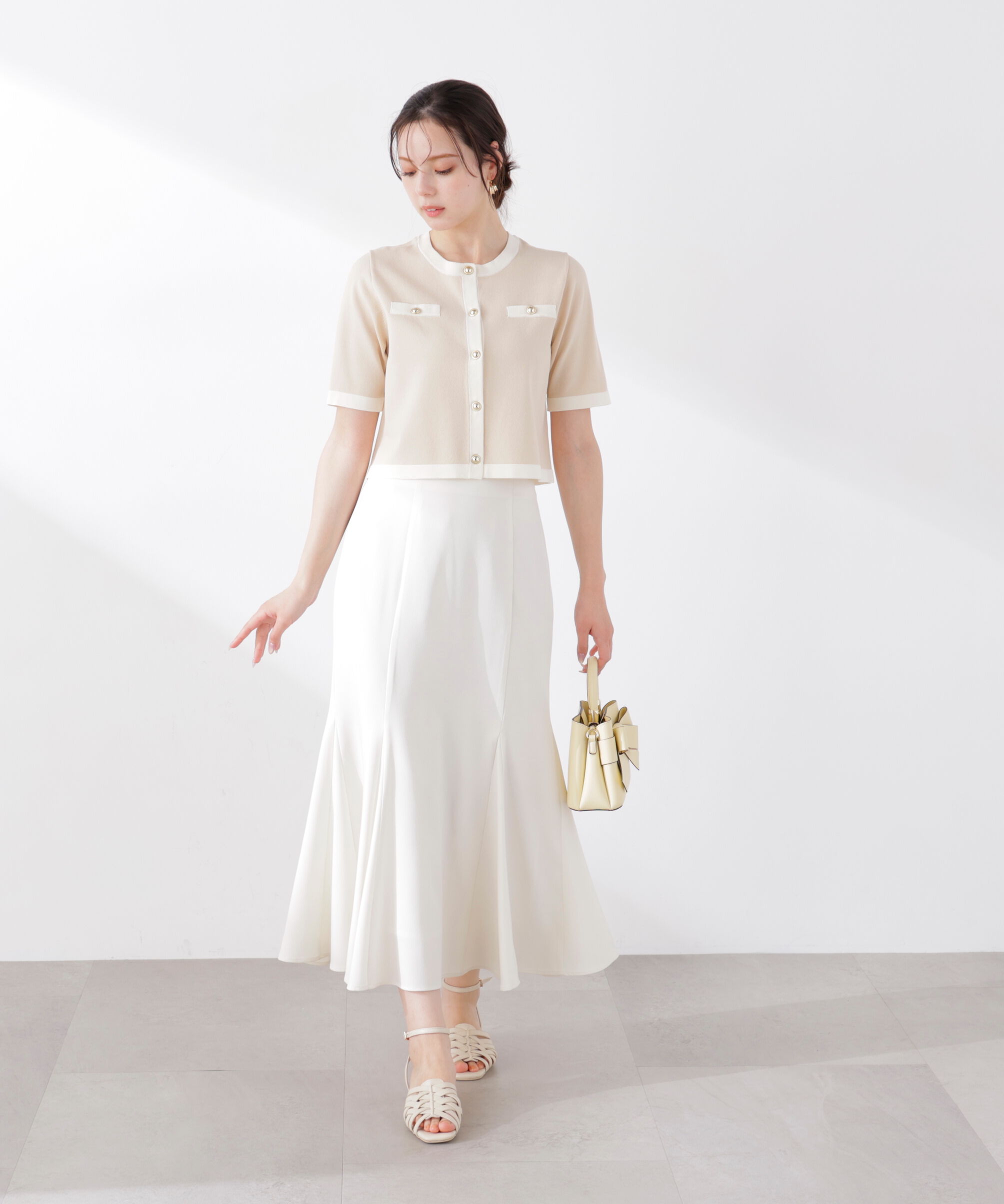 PROPORTION BODY DRESSING「＜ウォッシャブル＞ハイウエストマーメイドスカート　26SS」|スカート|